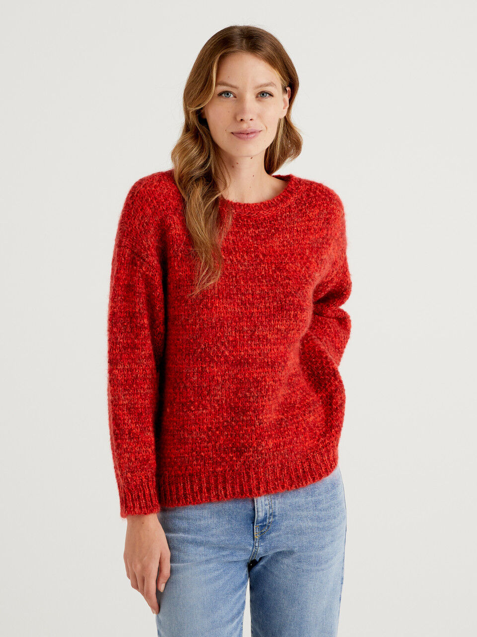 WOMEN FASHION Jumpers & Sweatshirts Casual NoName jumper Red M discount 68% 