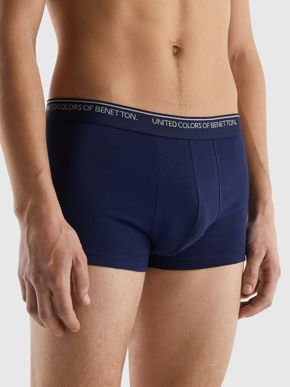 Cotton Underwear Boxers for Men in Dark Blue With Fair Isle/nordic