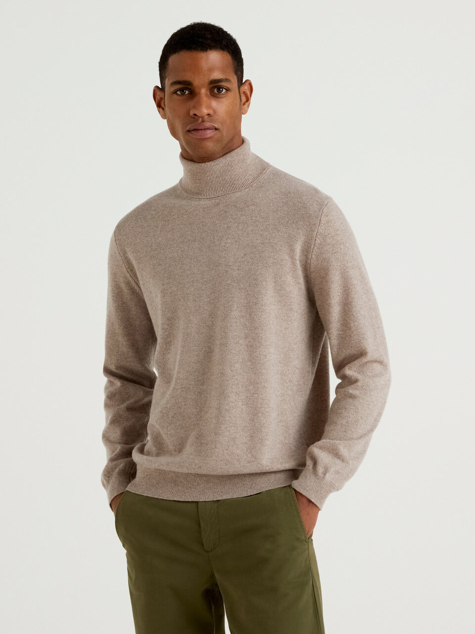 rand wagon uitzondering Men's High Neck Sweaters New Collection 2023 | Benetton