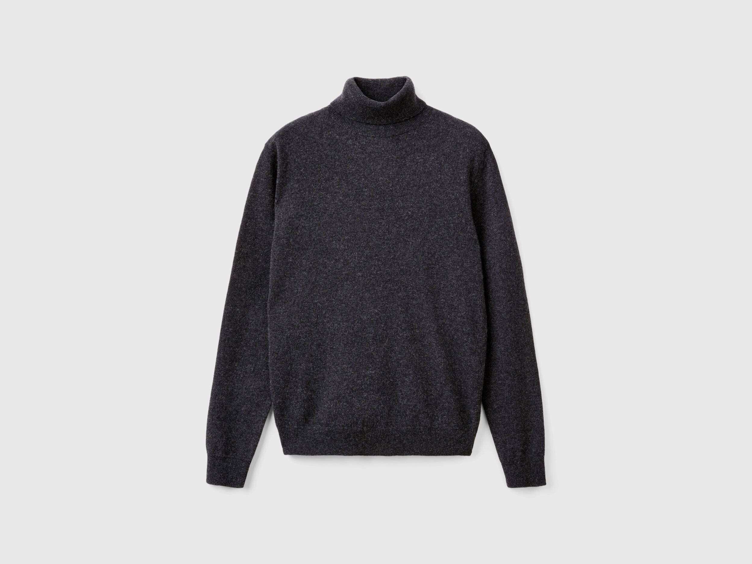 Long grey turtleneck sweater clearance