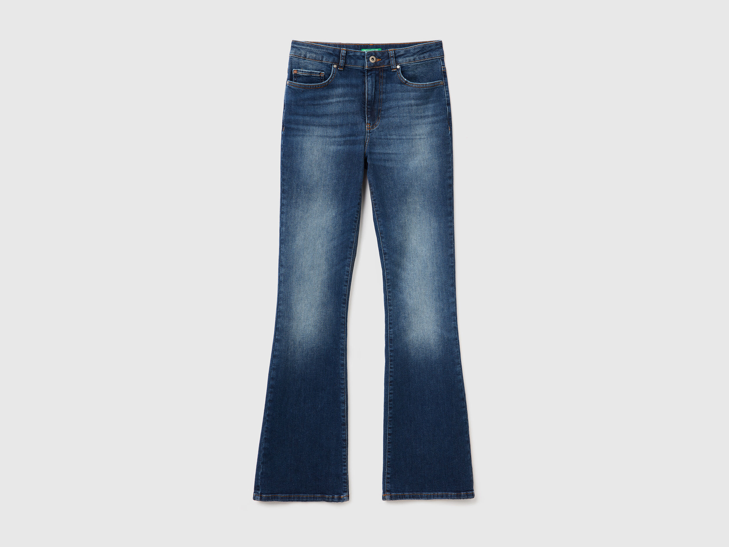 Stretch flared jeans