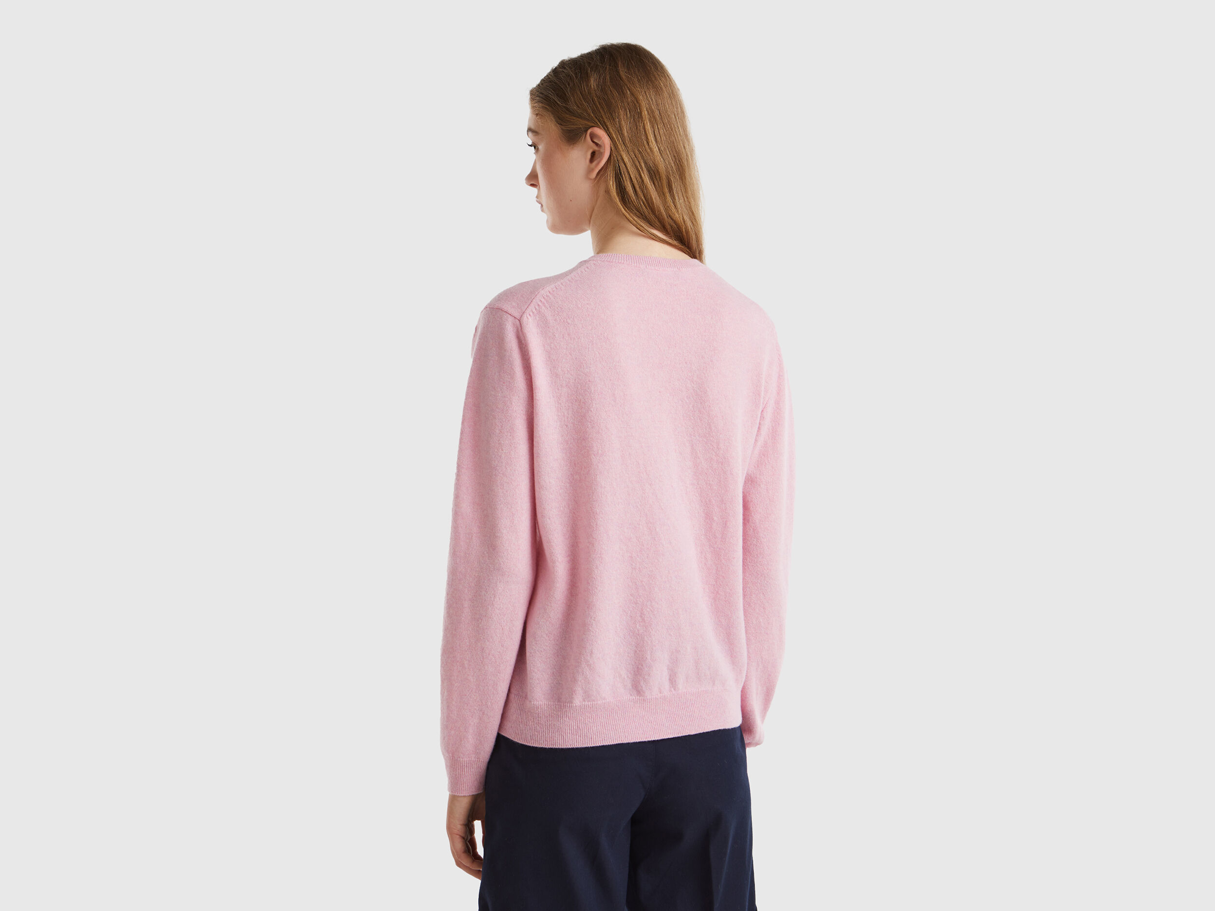 Pink crew neck cardigan shop