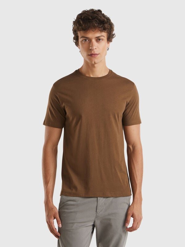 Camiseta café Hombre