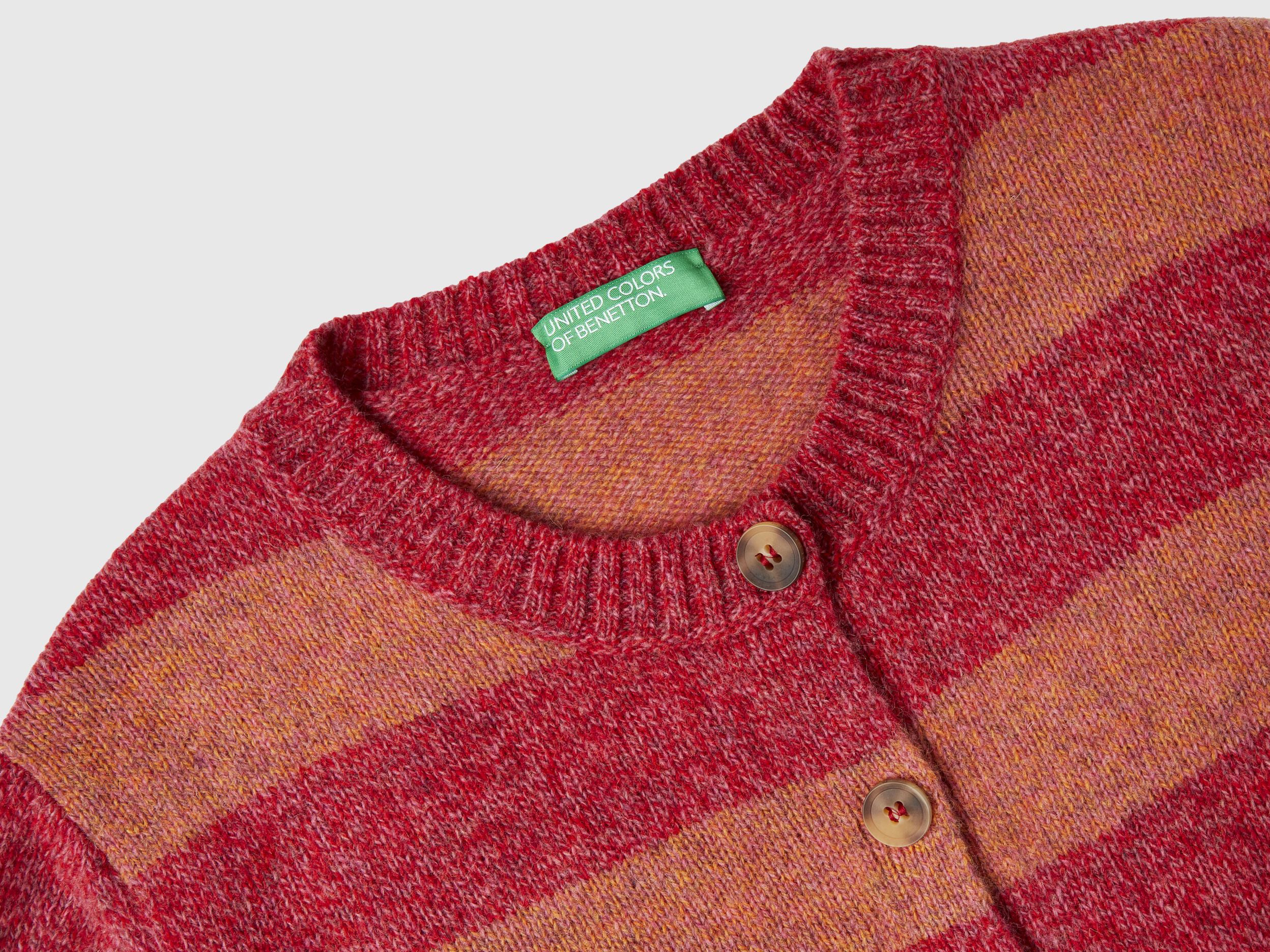 Benetton wool cardigan on sale