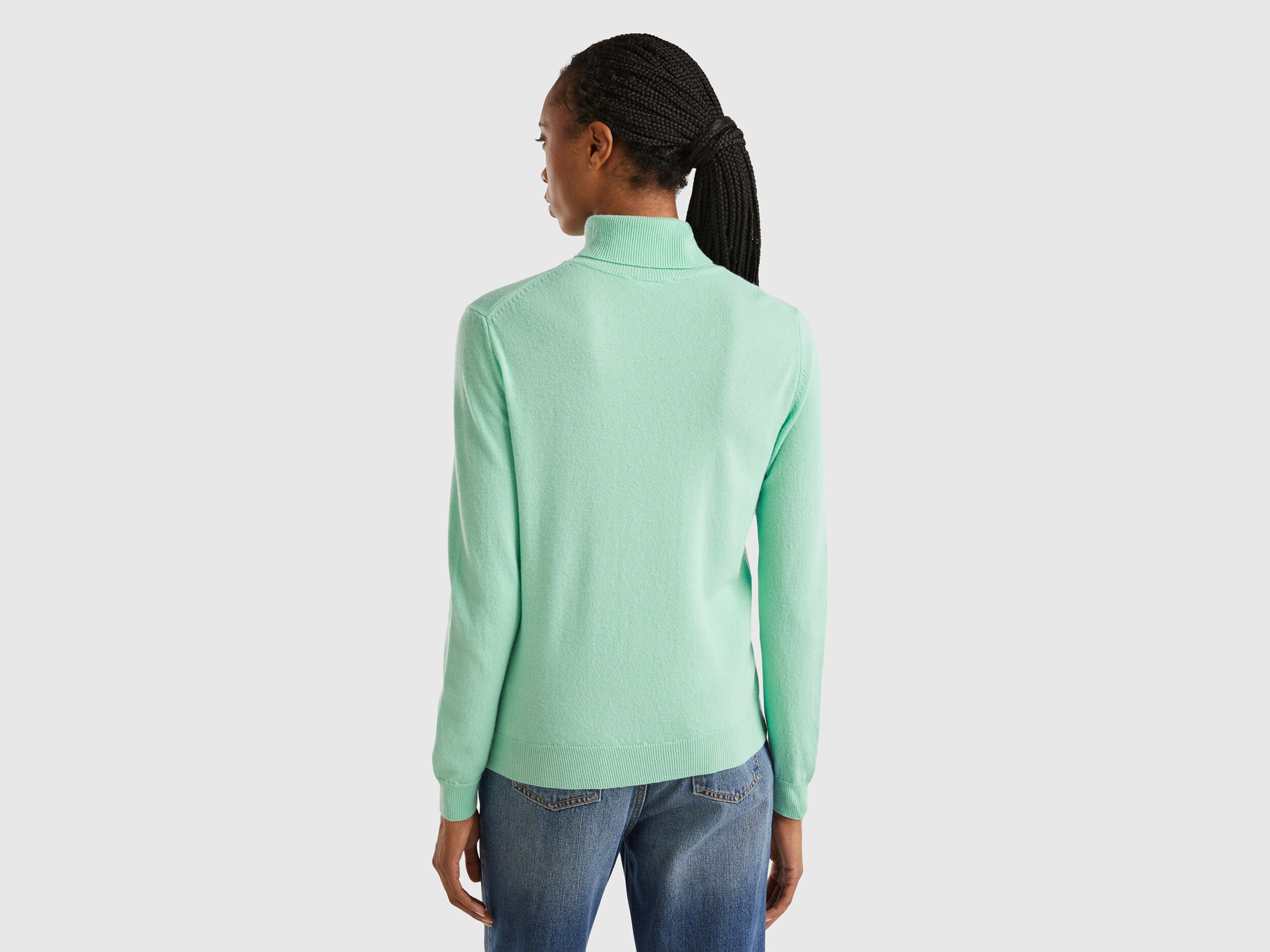 Teal turtleneck womens hotsell