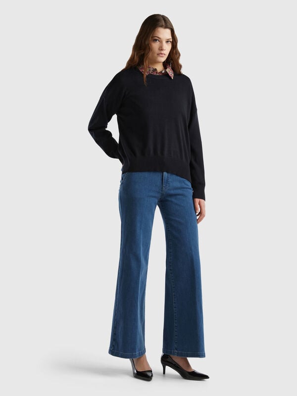 New Trendy Women Bell Bottom 2 Cut Jeans at Rs 420/piece