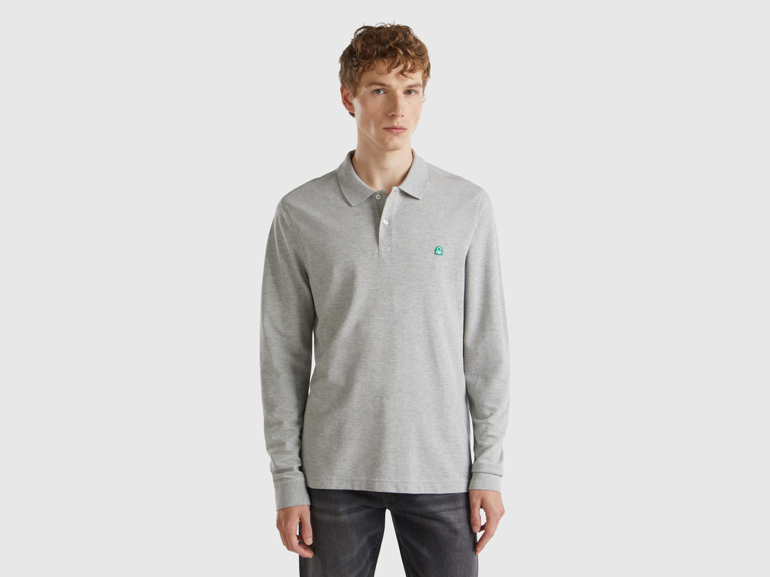 Men s Long Sleeve Polos New Collection 2024 Benetton
