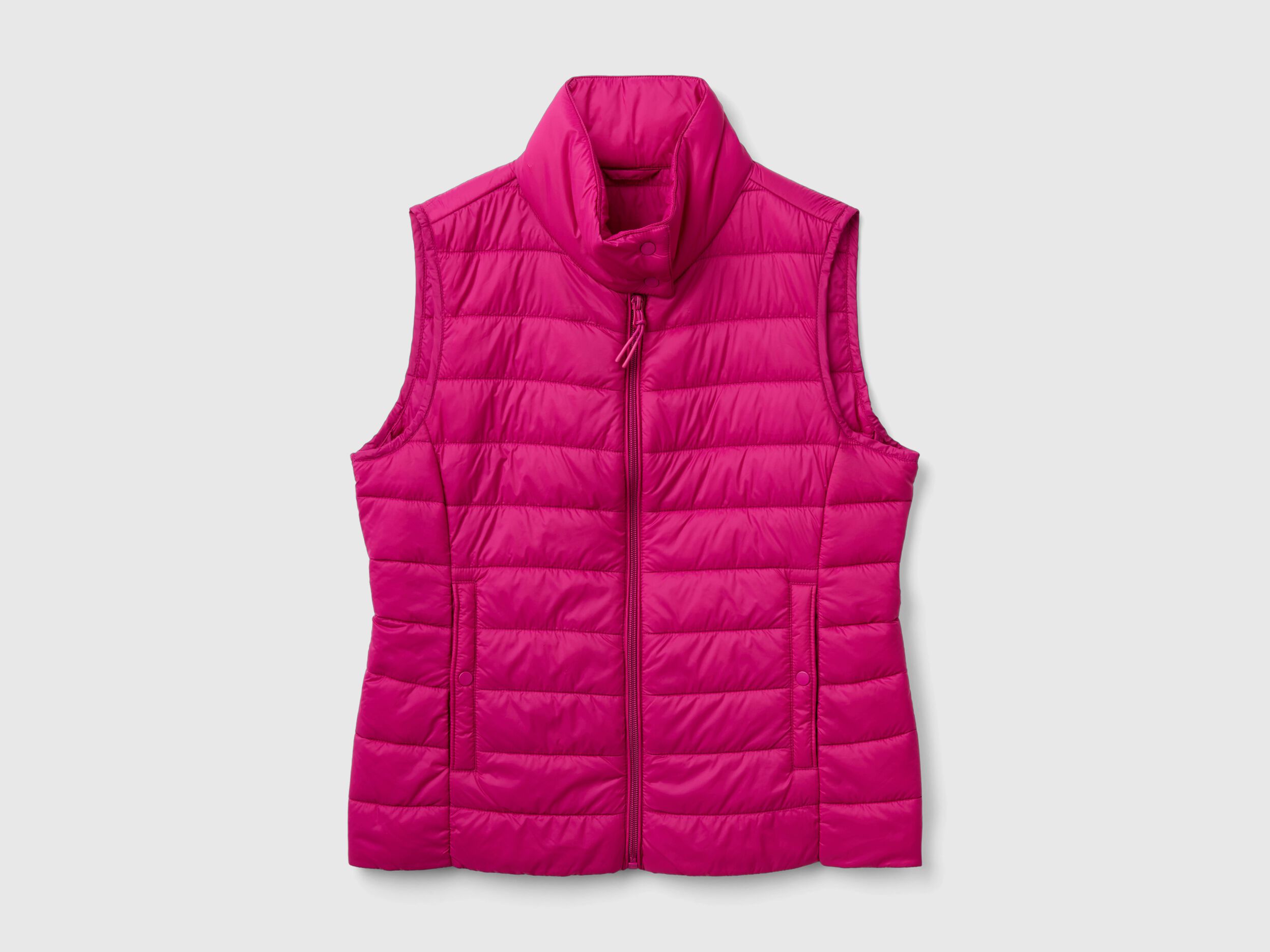 Sleeveless puffer jacket with recycled wadding Sleeveless puffer jacket with recycled wadding