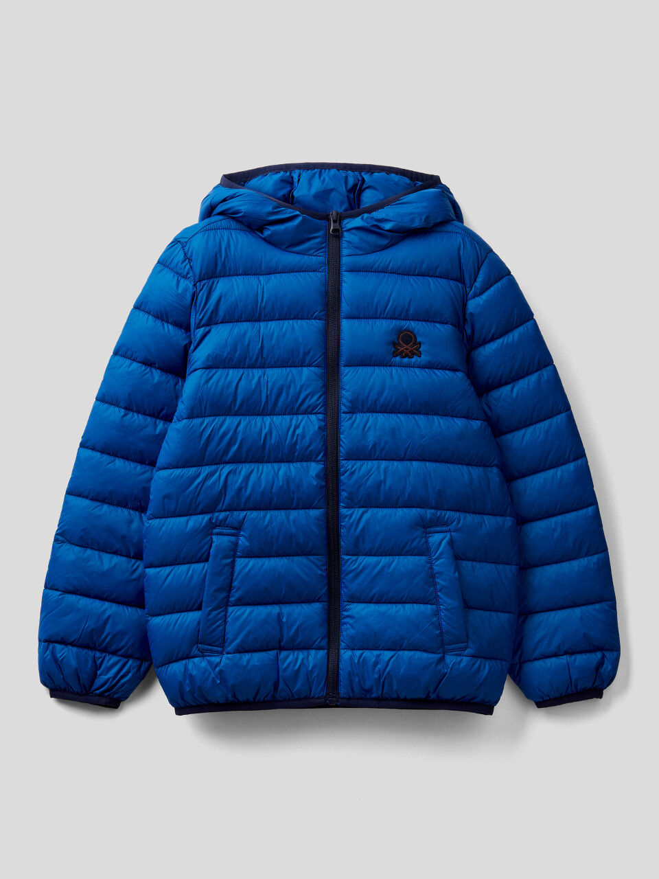 Navy Blue 8Y discount 64% KIDS FASHION Coats Basic Benetton Puffer jacket 
