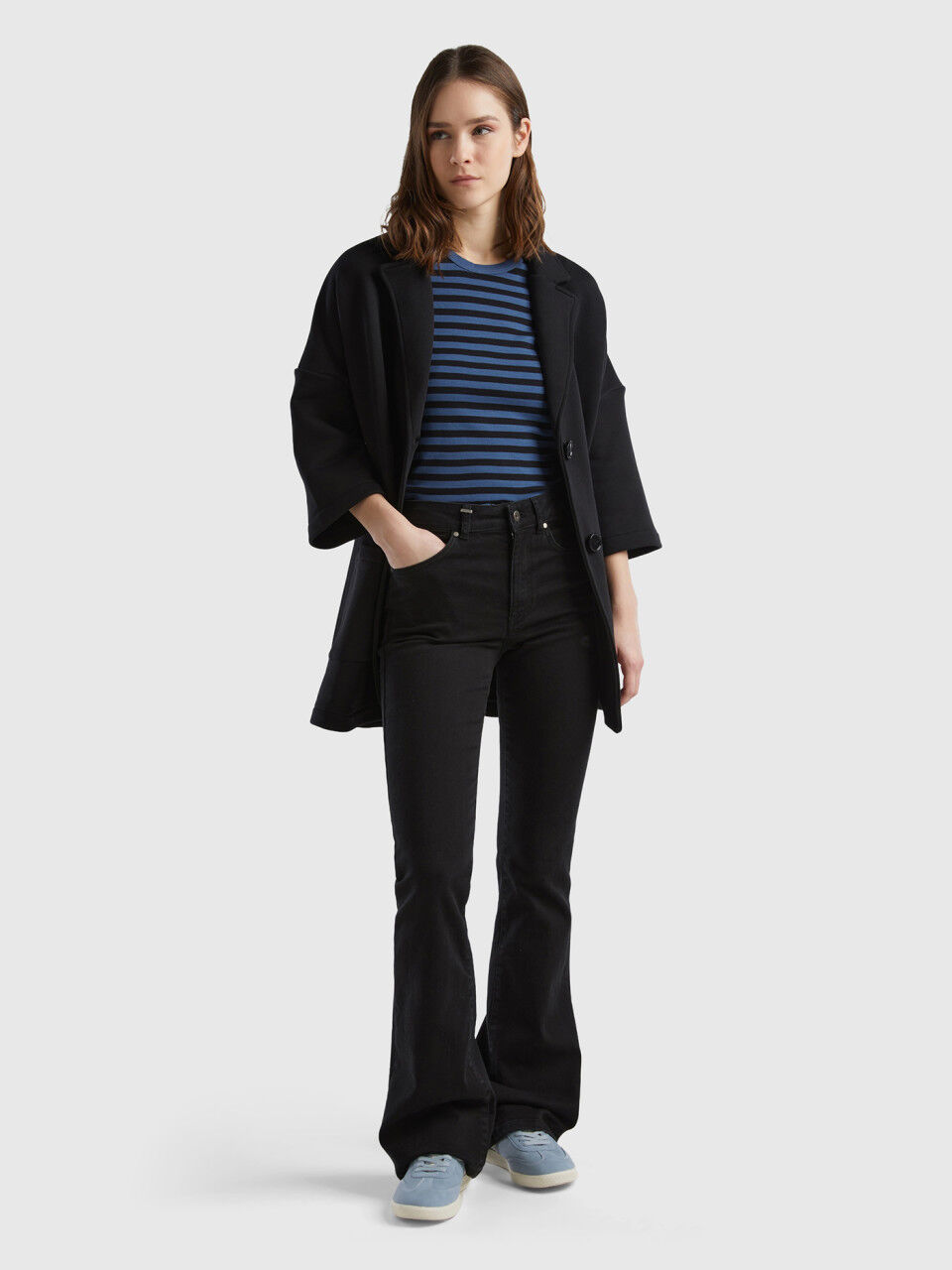 Womens stretch flare jeans shop
