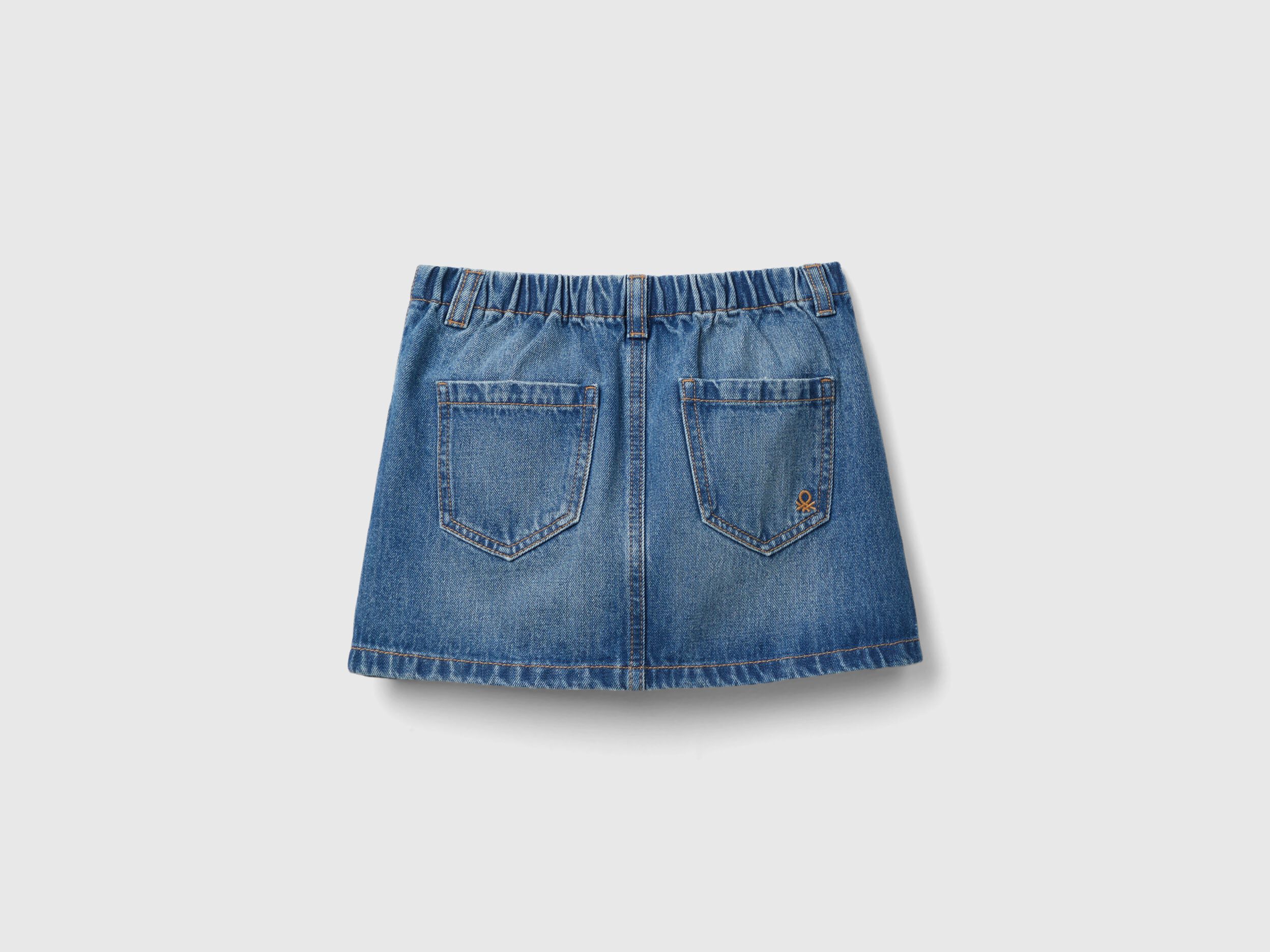 Blue jean top skirts for juniors