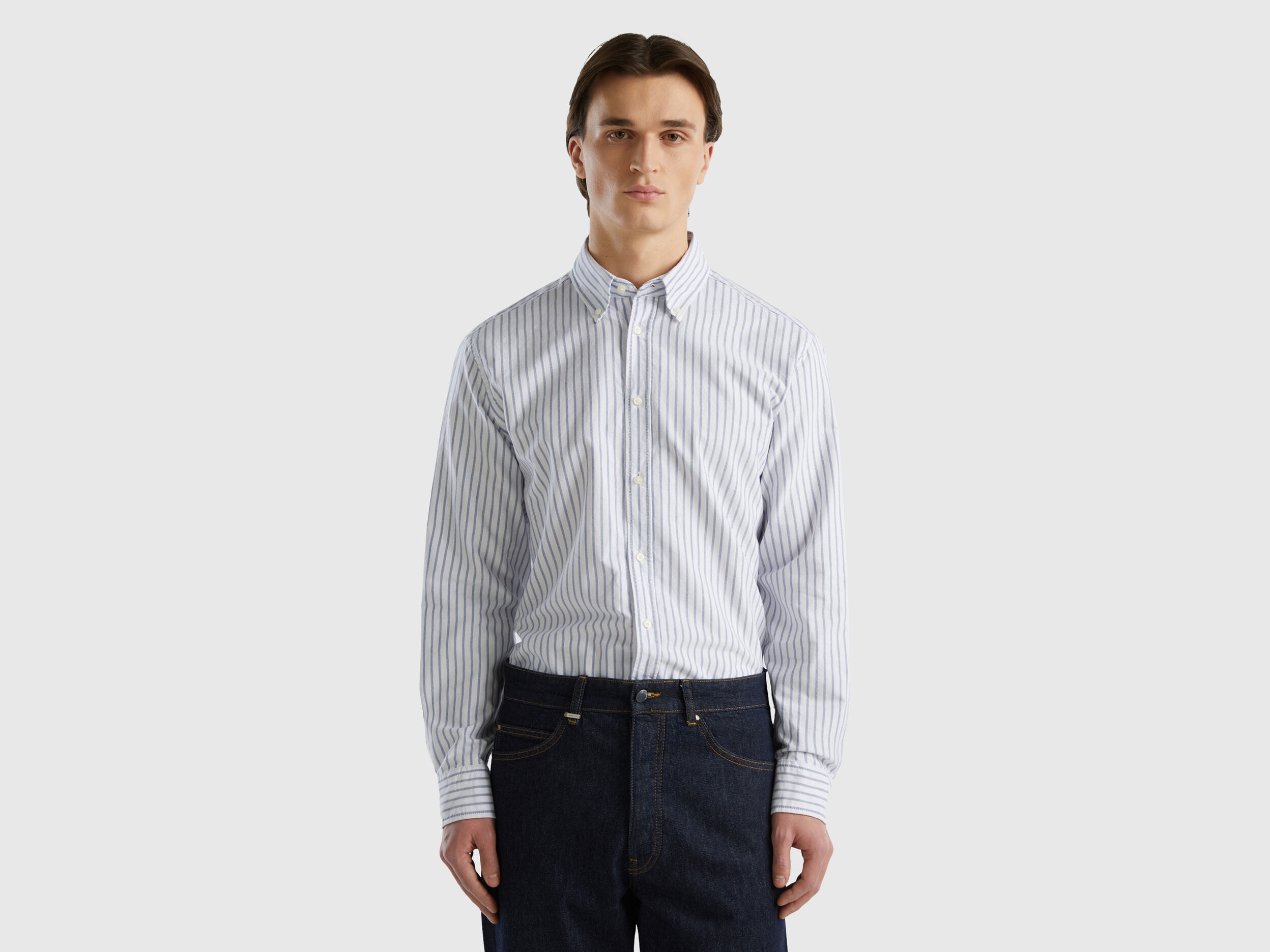 Camisa benetton hombre clearance
