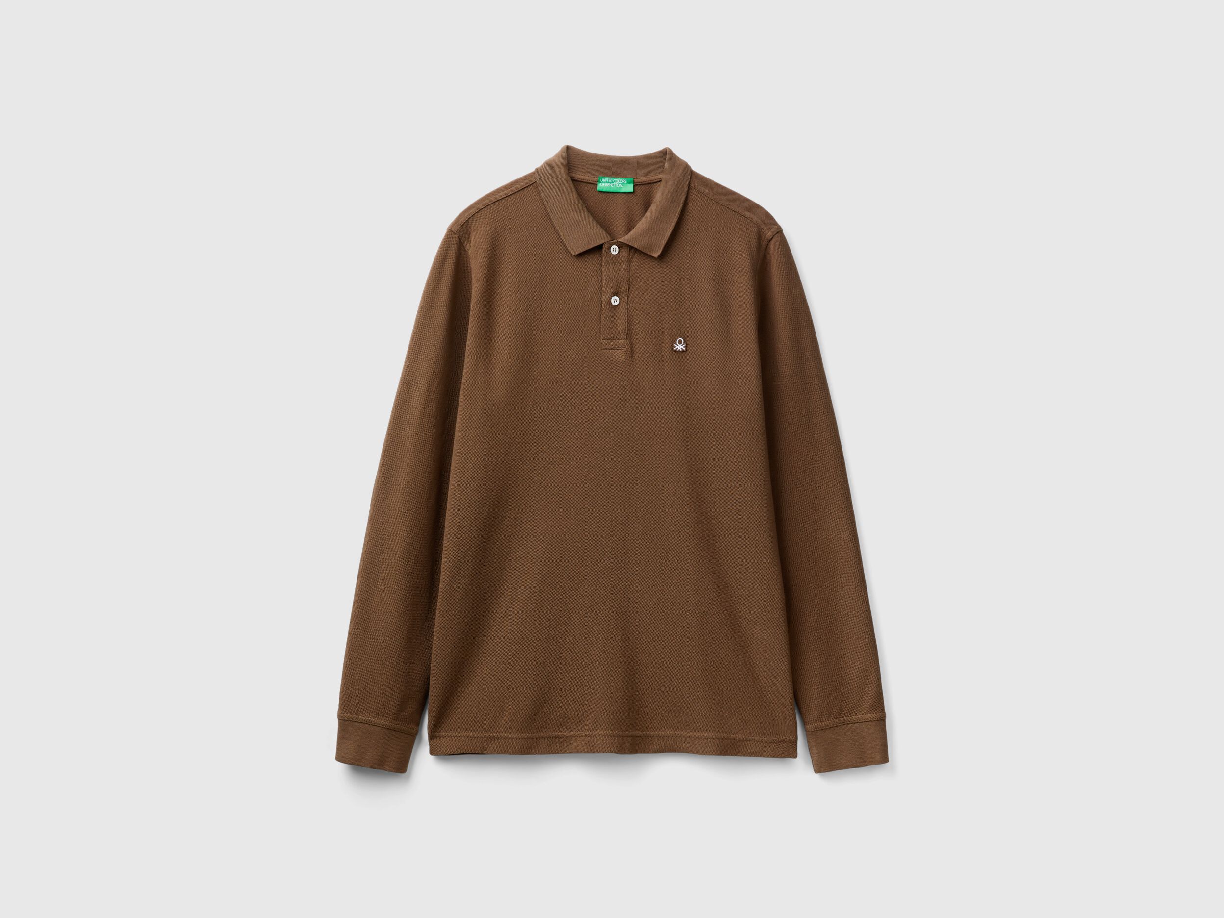 Benetton long sleeve polo online
