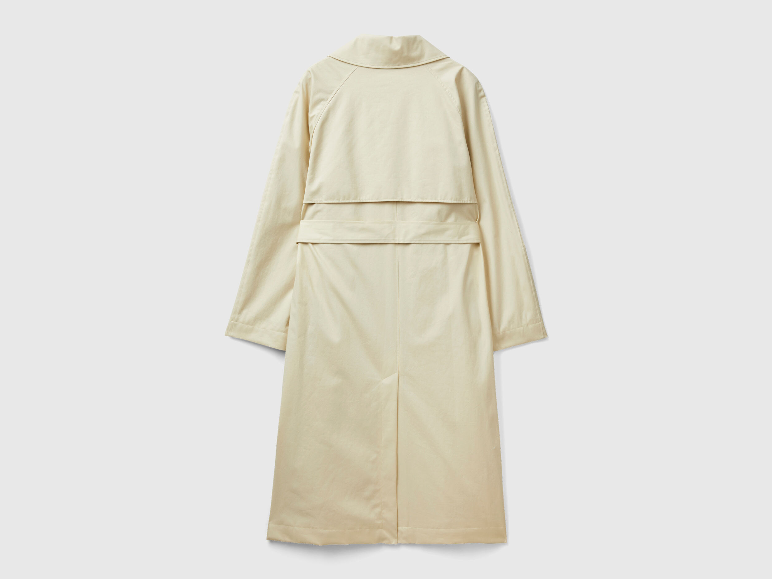Benetton mid length deals hidden double breasted coat