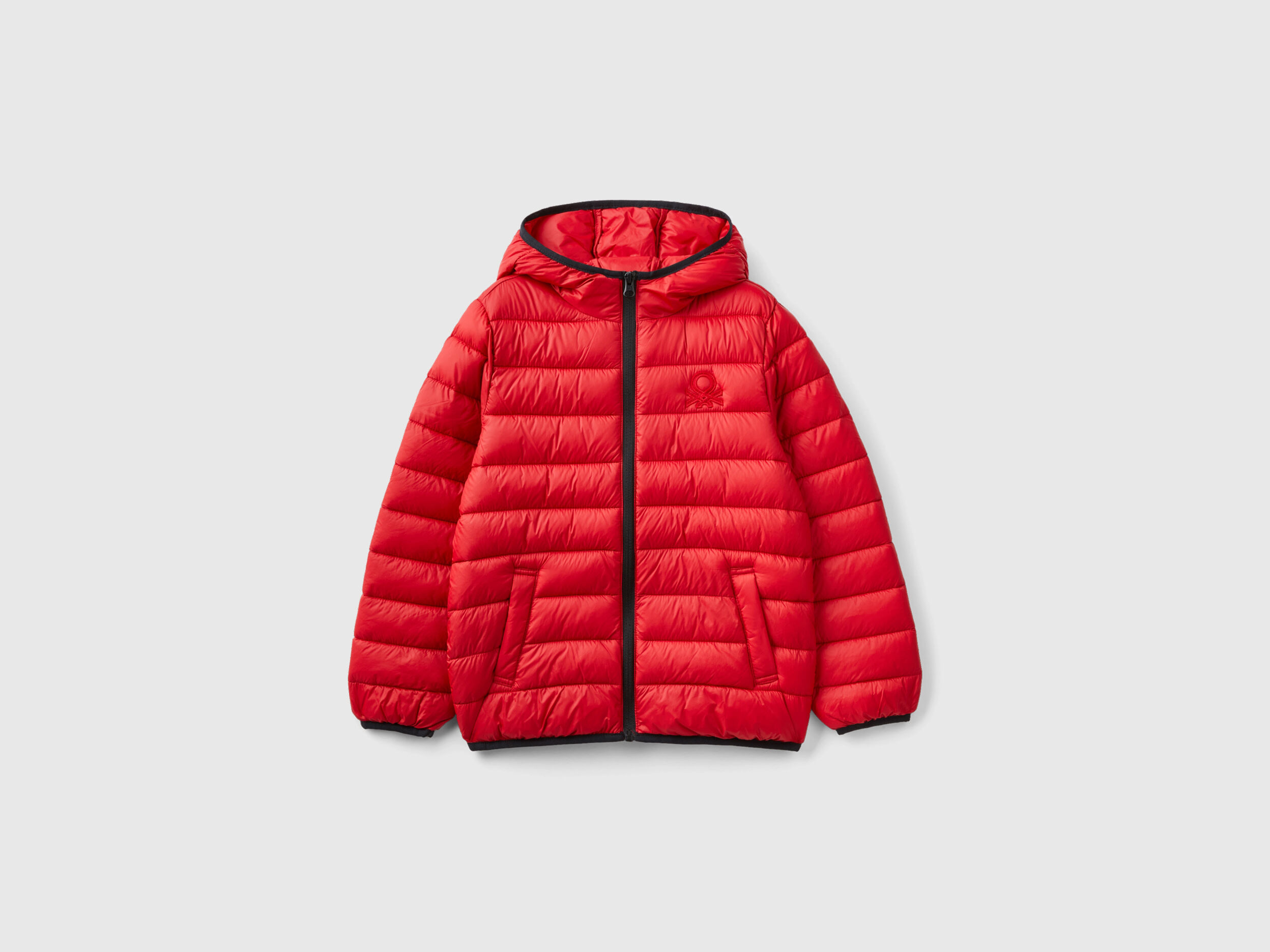 Benetton padded top jacket with hood