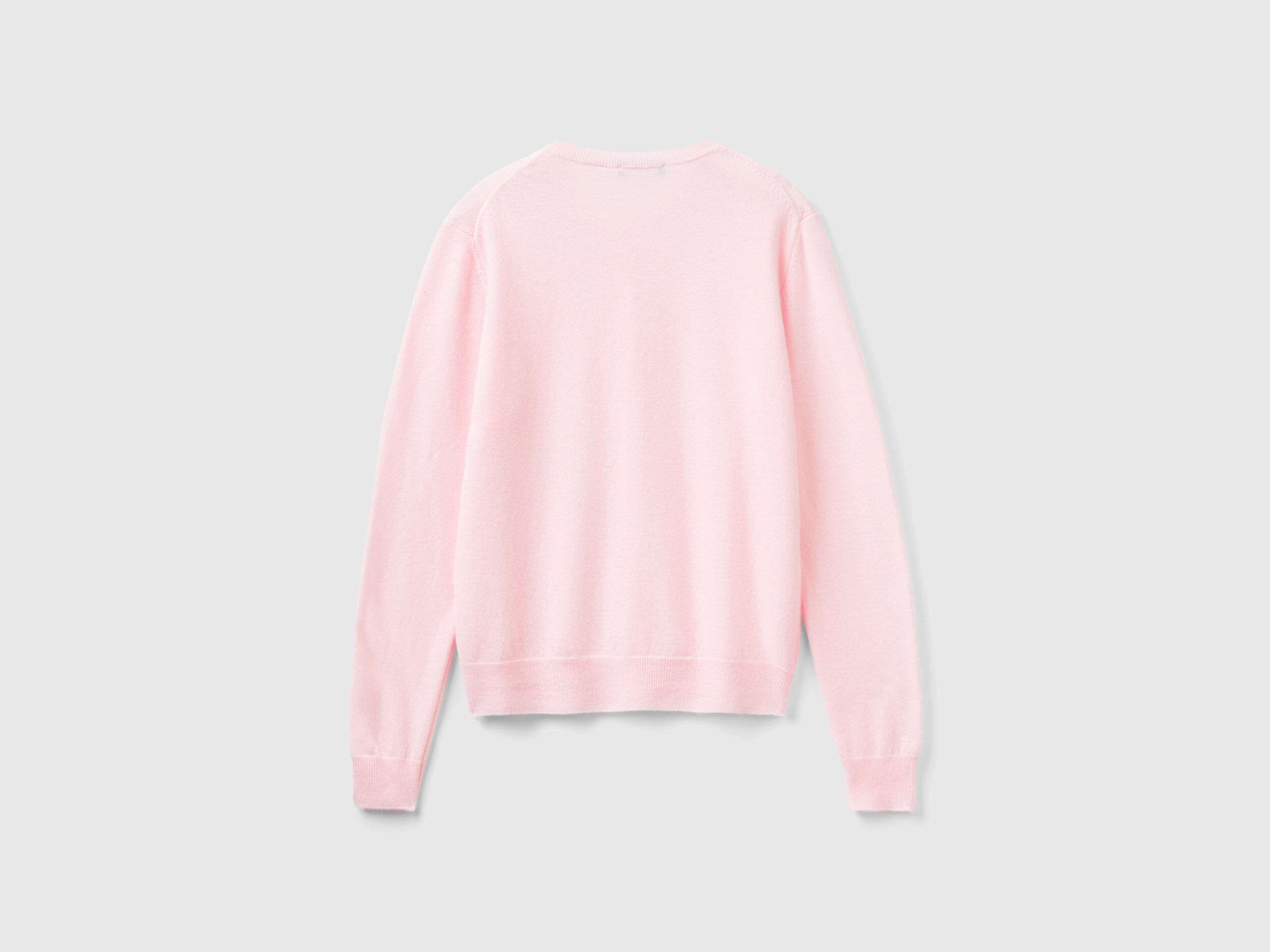 Pink crew deals neck cardigan