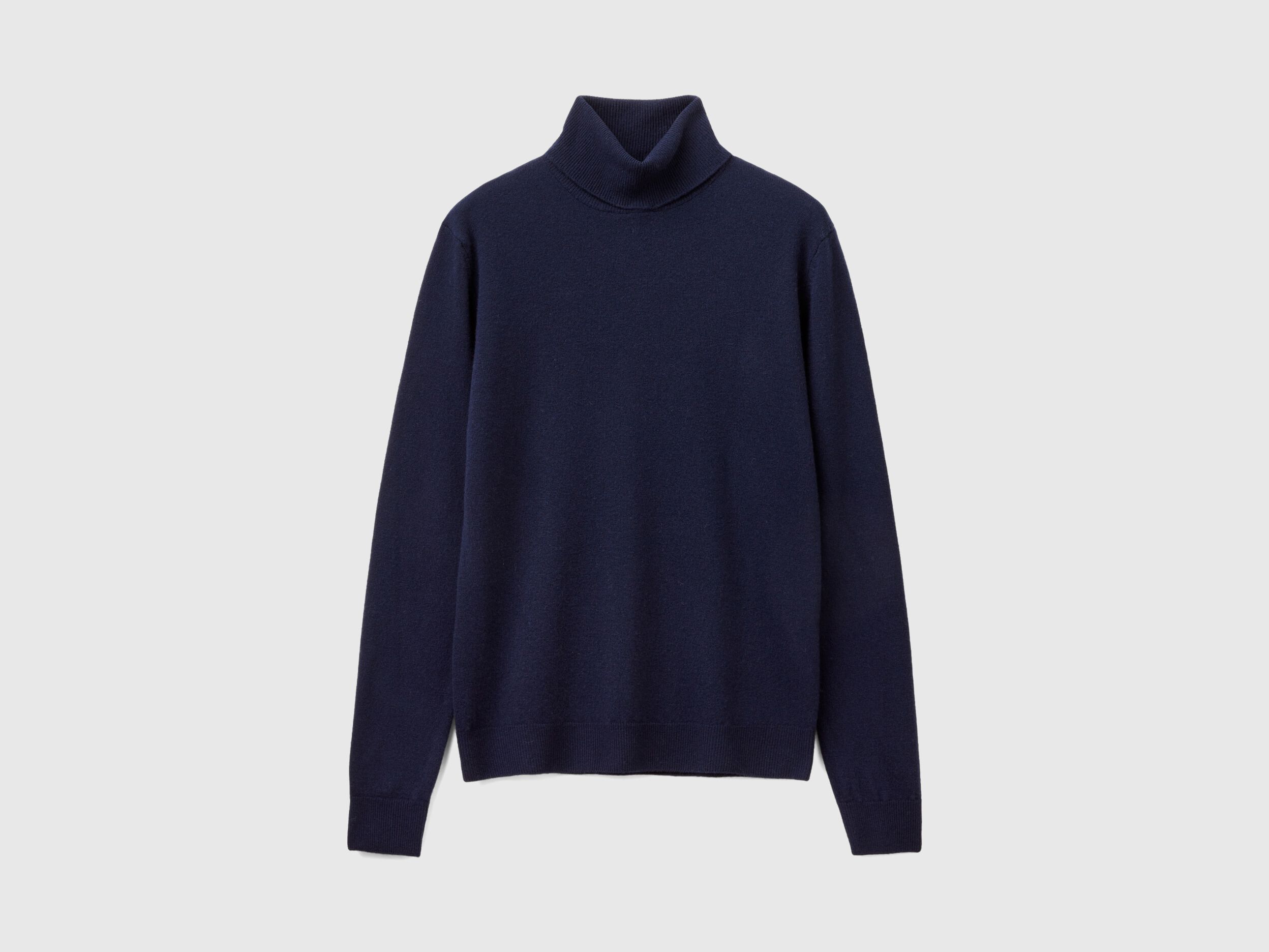 Navy blue turtleneck sweater women's clearance