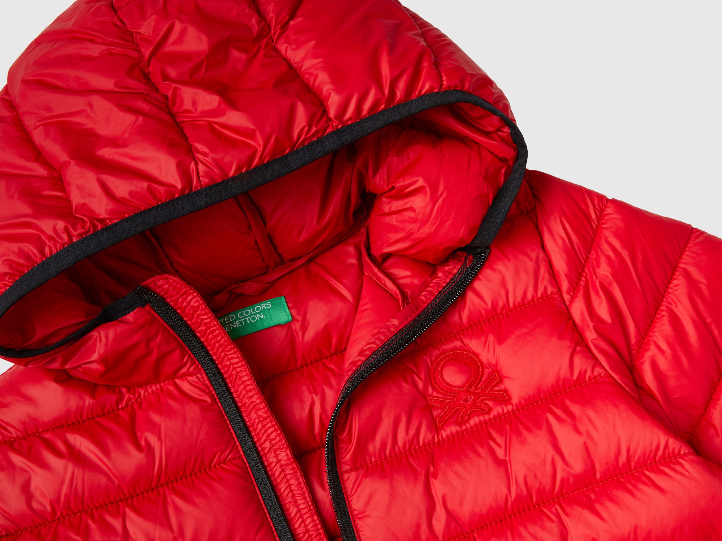 Benetton padded jacket 2025 with hood