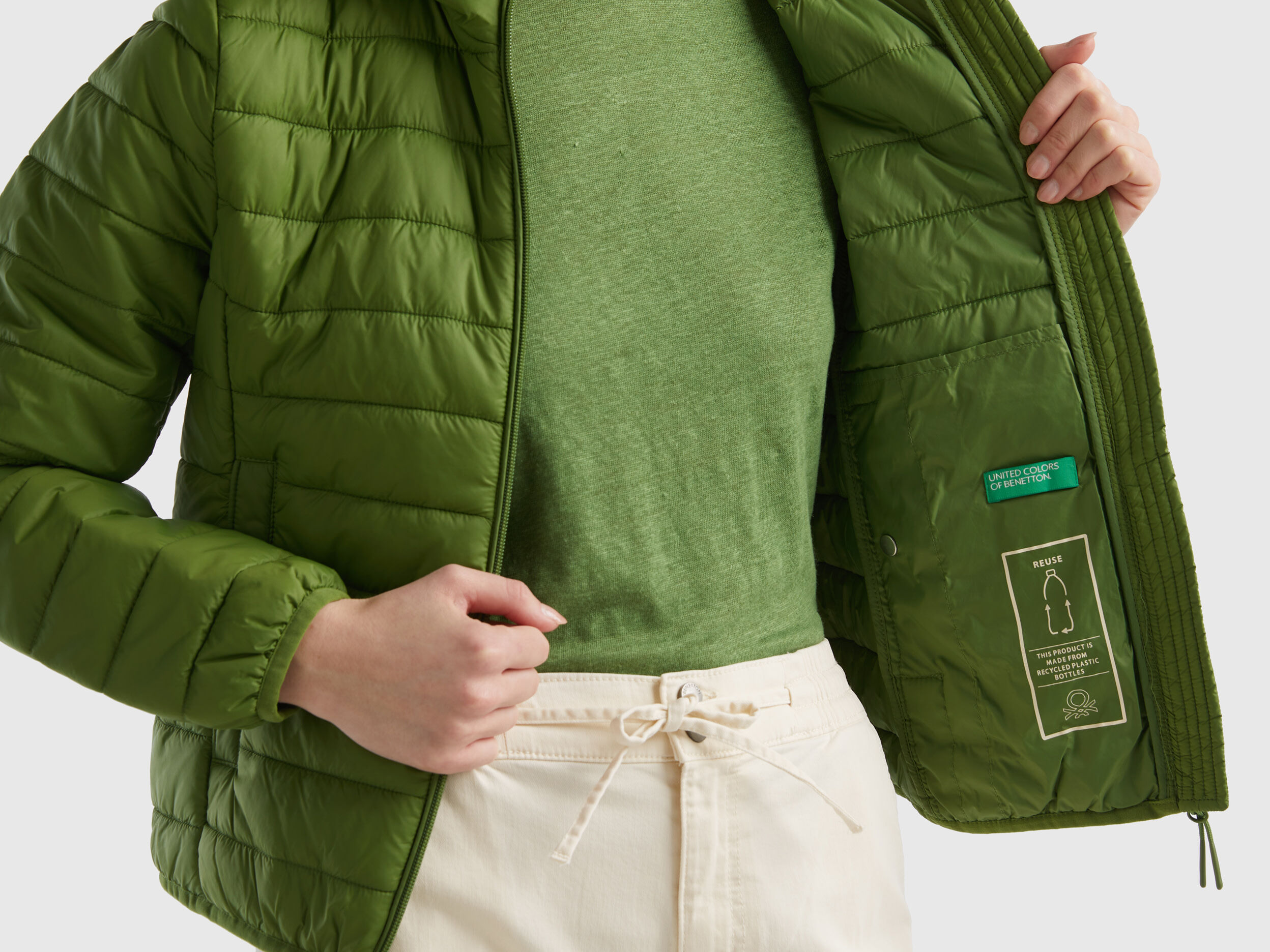 United colors of sales benetton down jacket