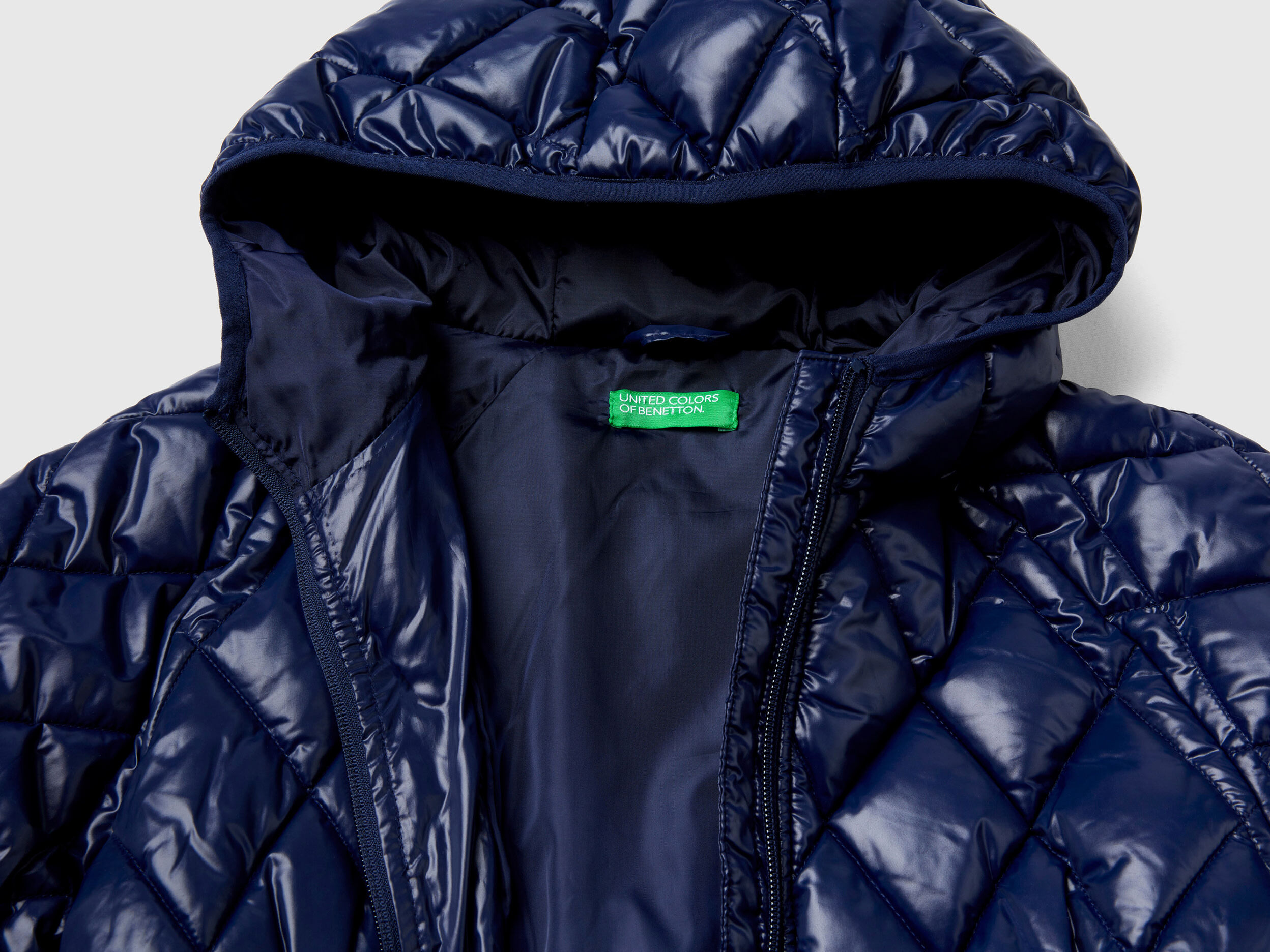 Shiny quilted jacket
