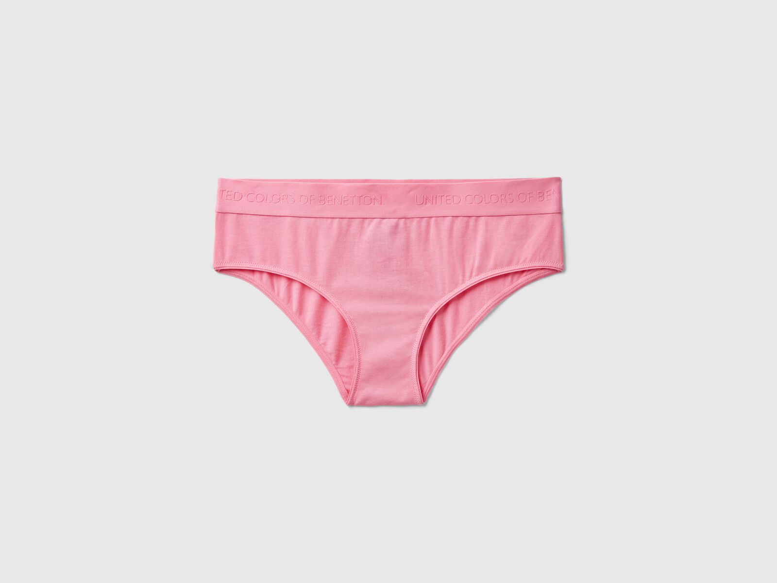 High-rise underwear in organic cotton - Pink
