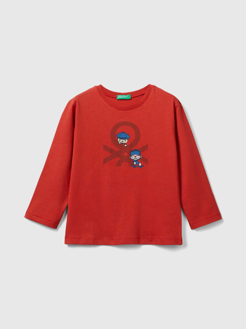 Camisetas manga larga niño new arrivals benetton