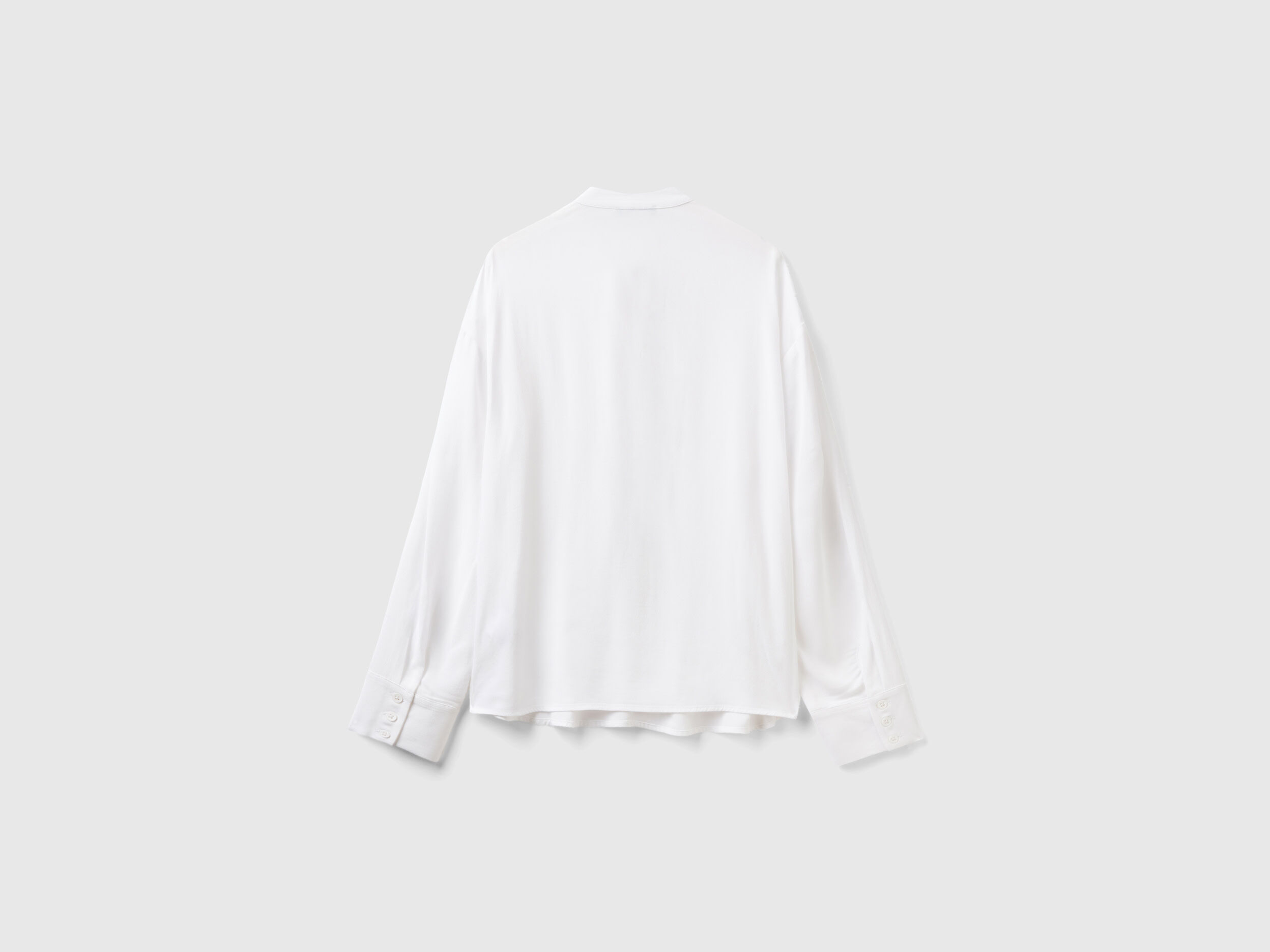 Flowy blouse with laces White Benetton
