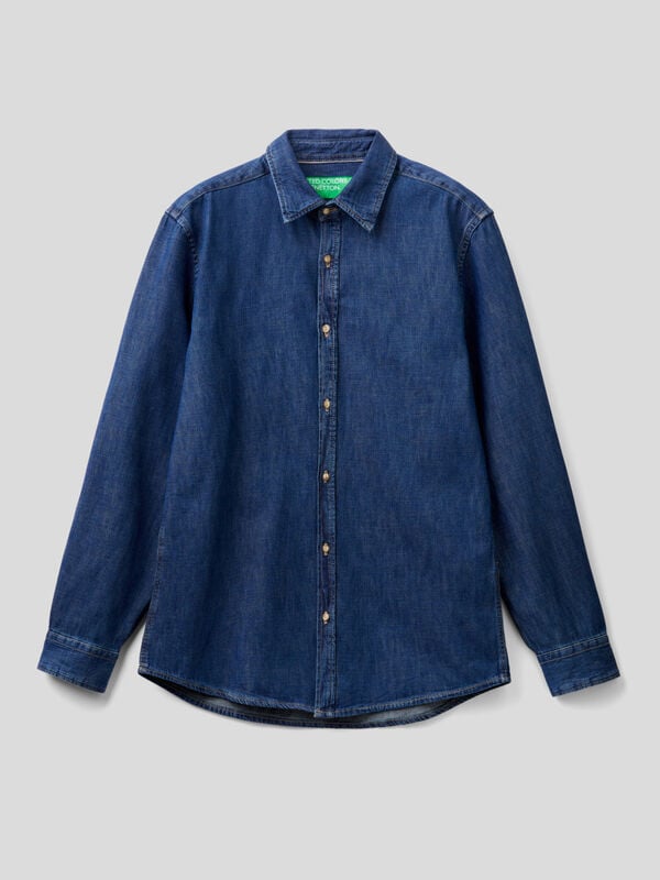 Jean shirt in 100% cotton Men