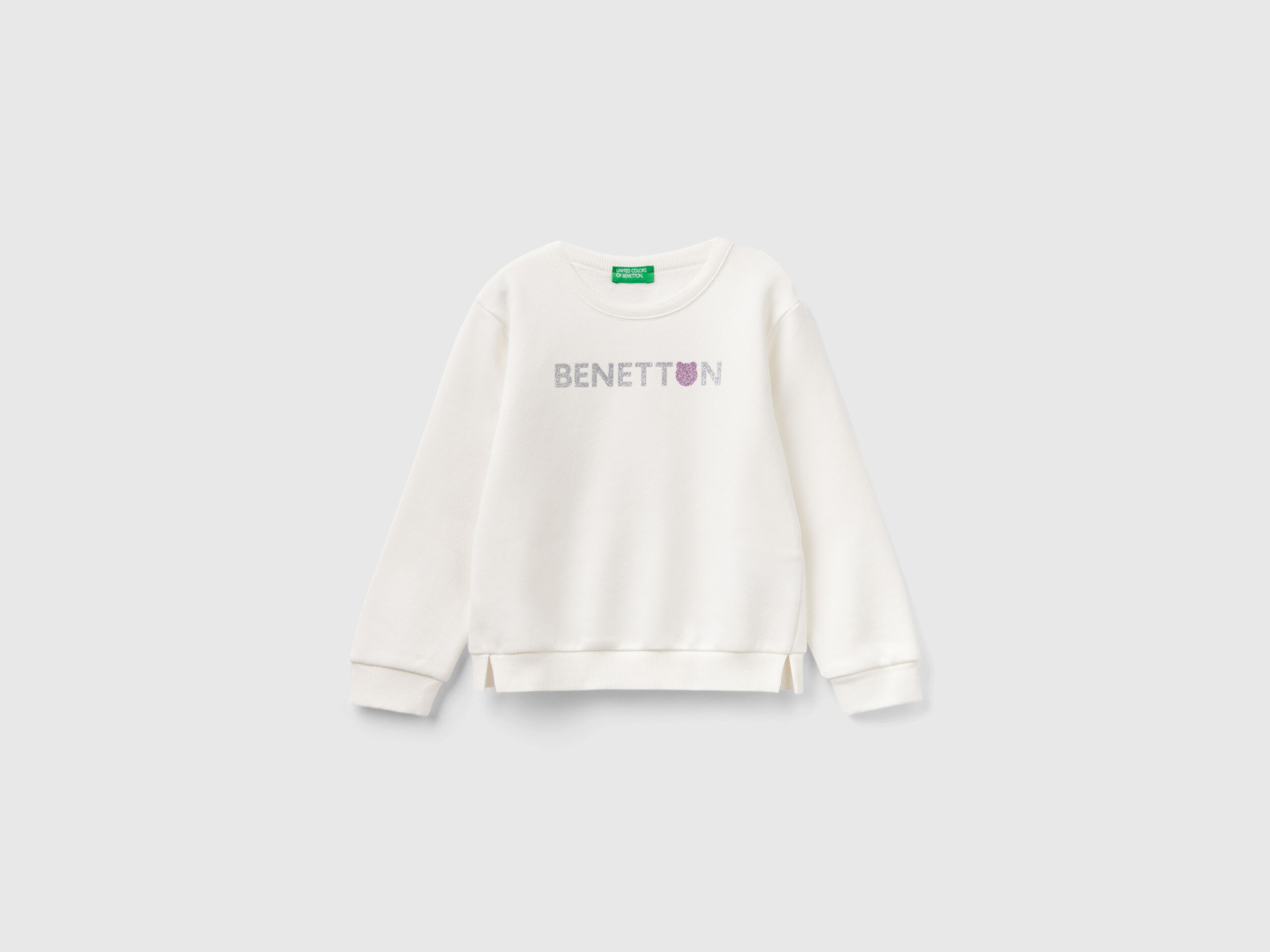 Benetton white sweatshirt store