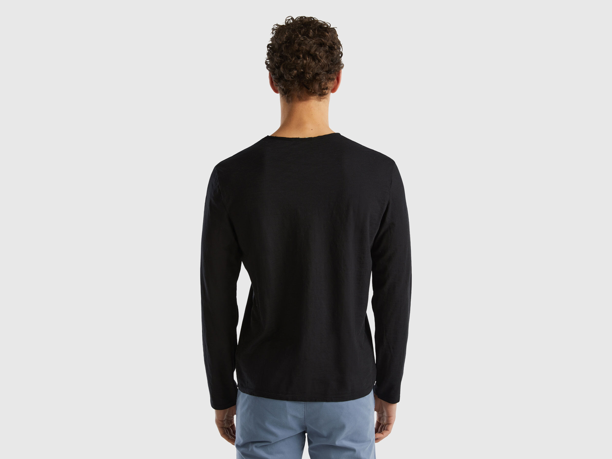 Long sleeve t shirt in 100 cotton