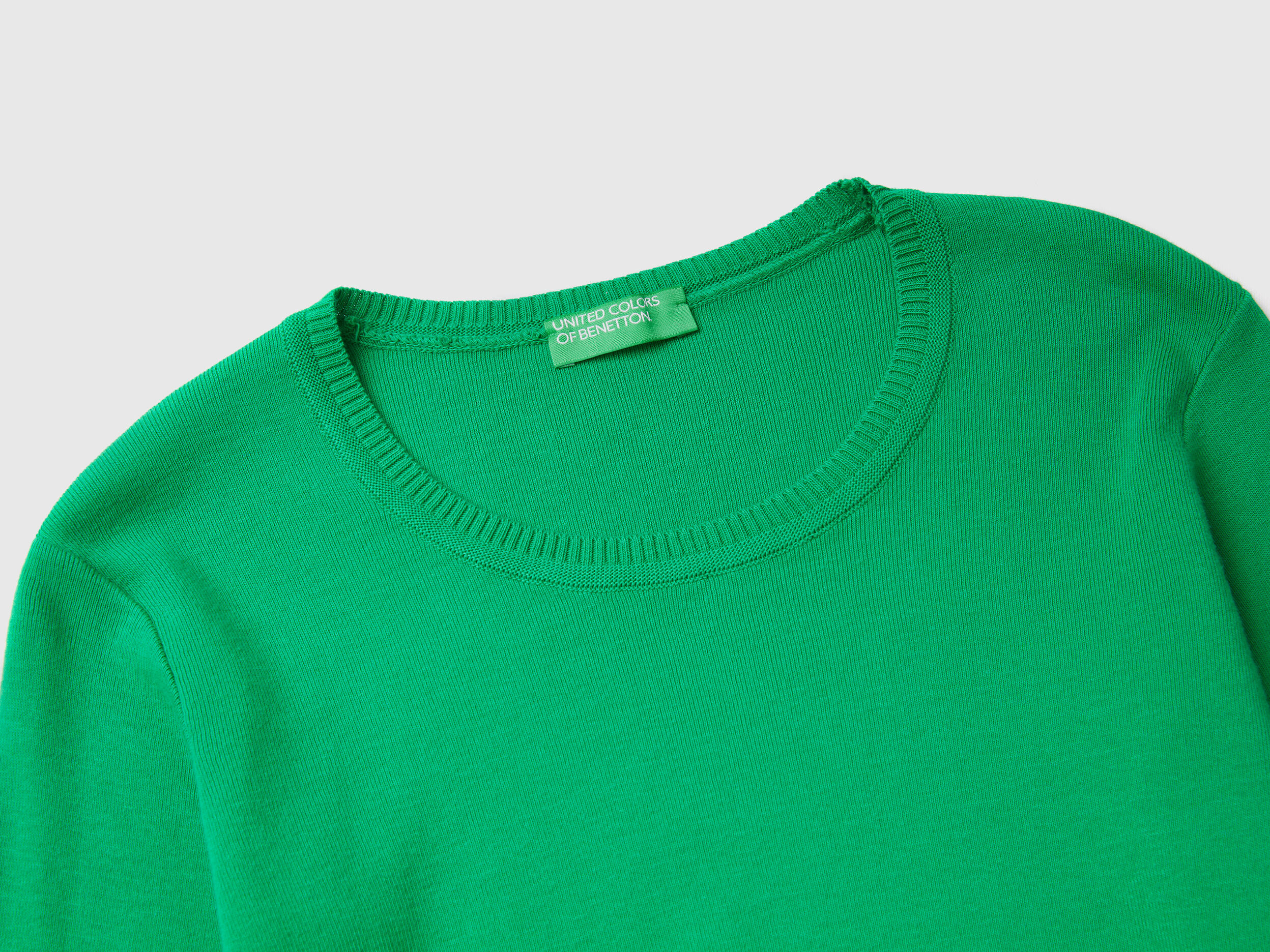 Benetton green sweatshirt on sale