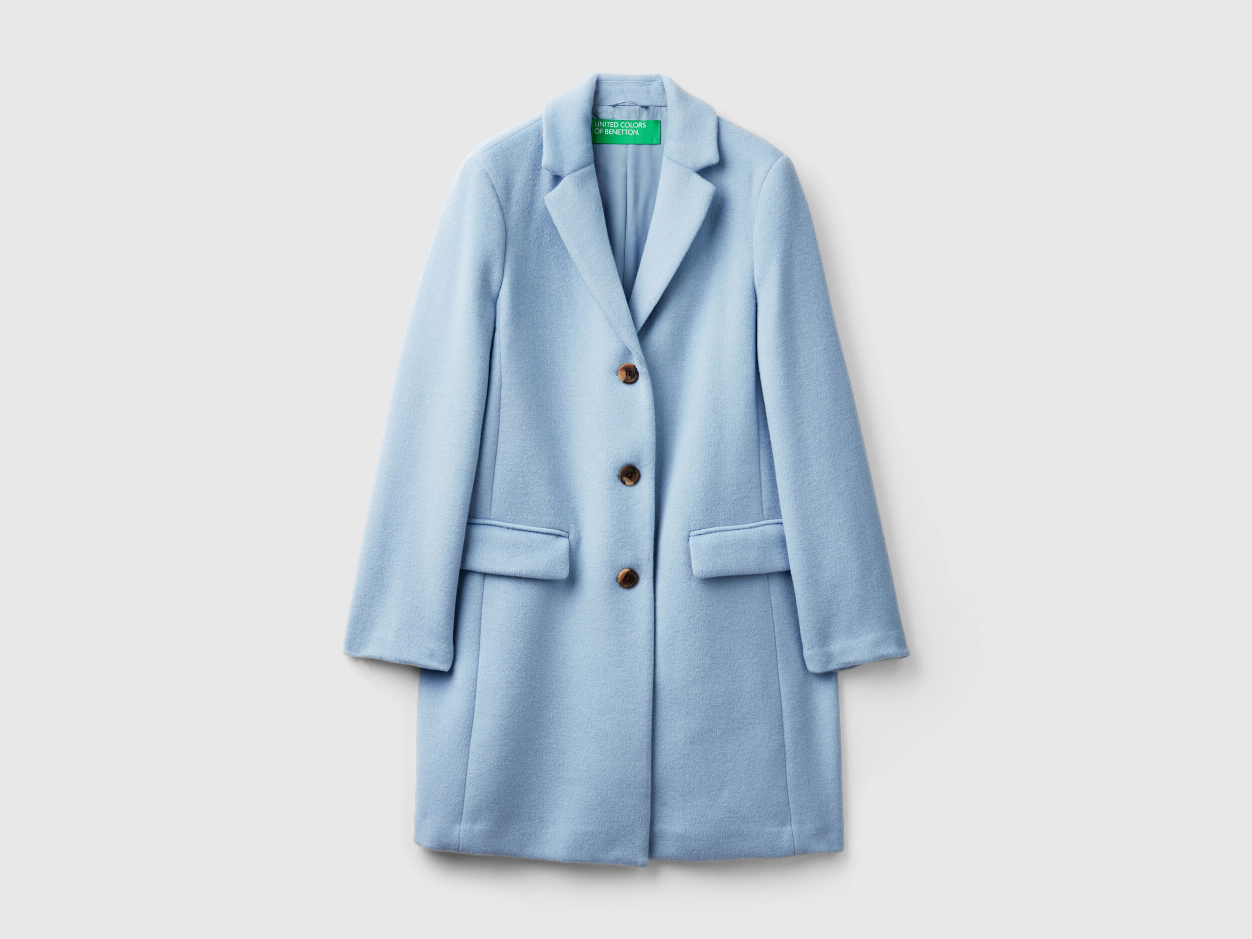 Wool coat light blue new arrivals