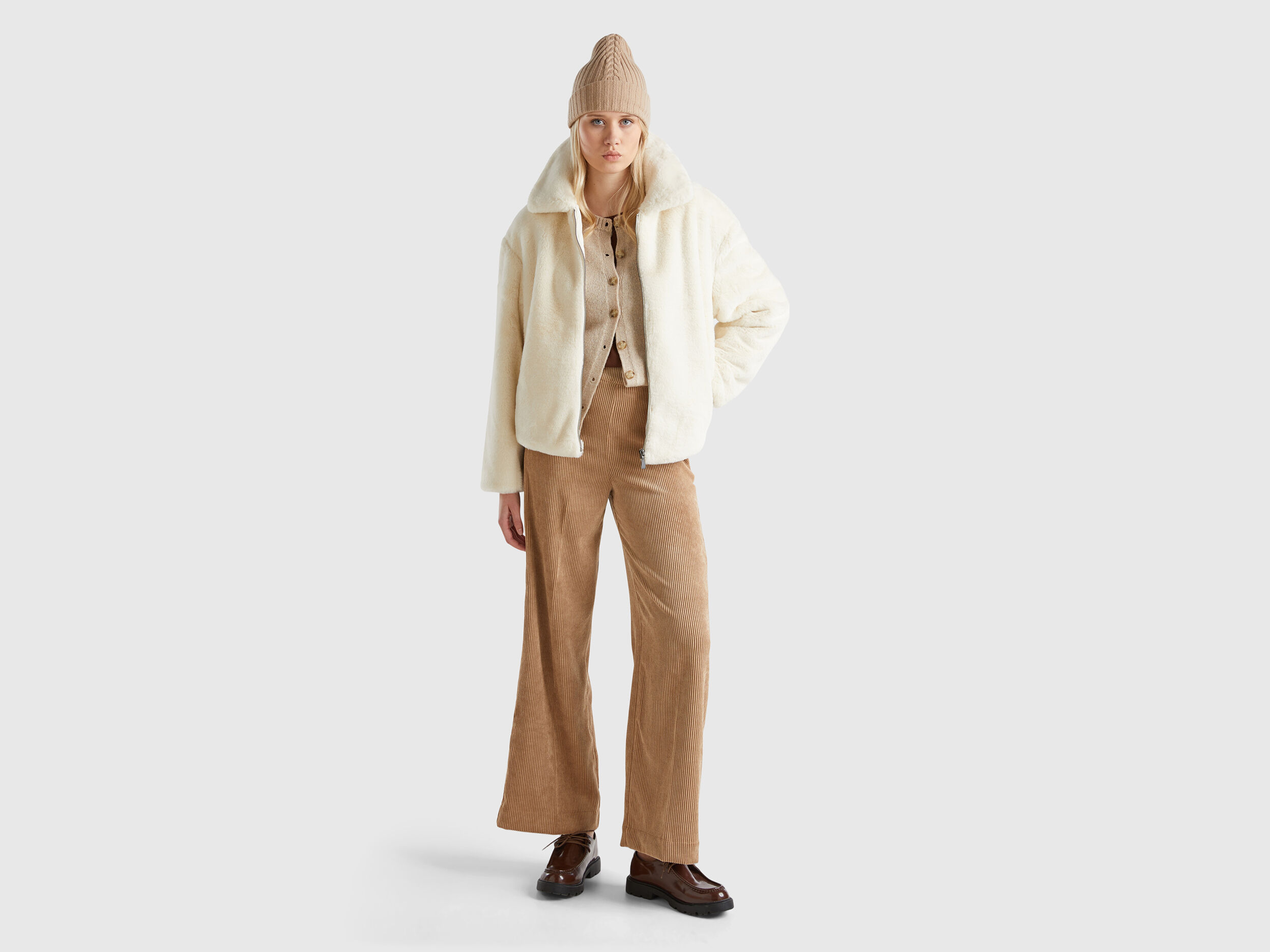 Pantalones de Mujer Chino Regular Slim Anchos