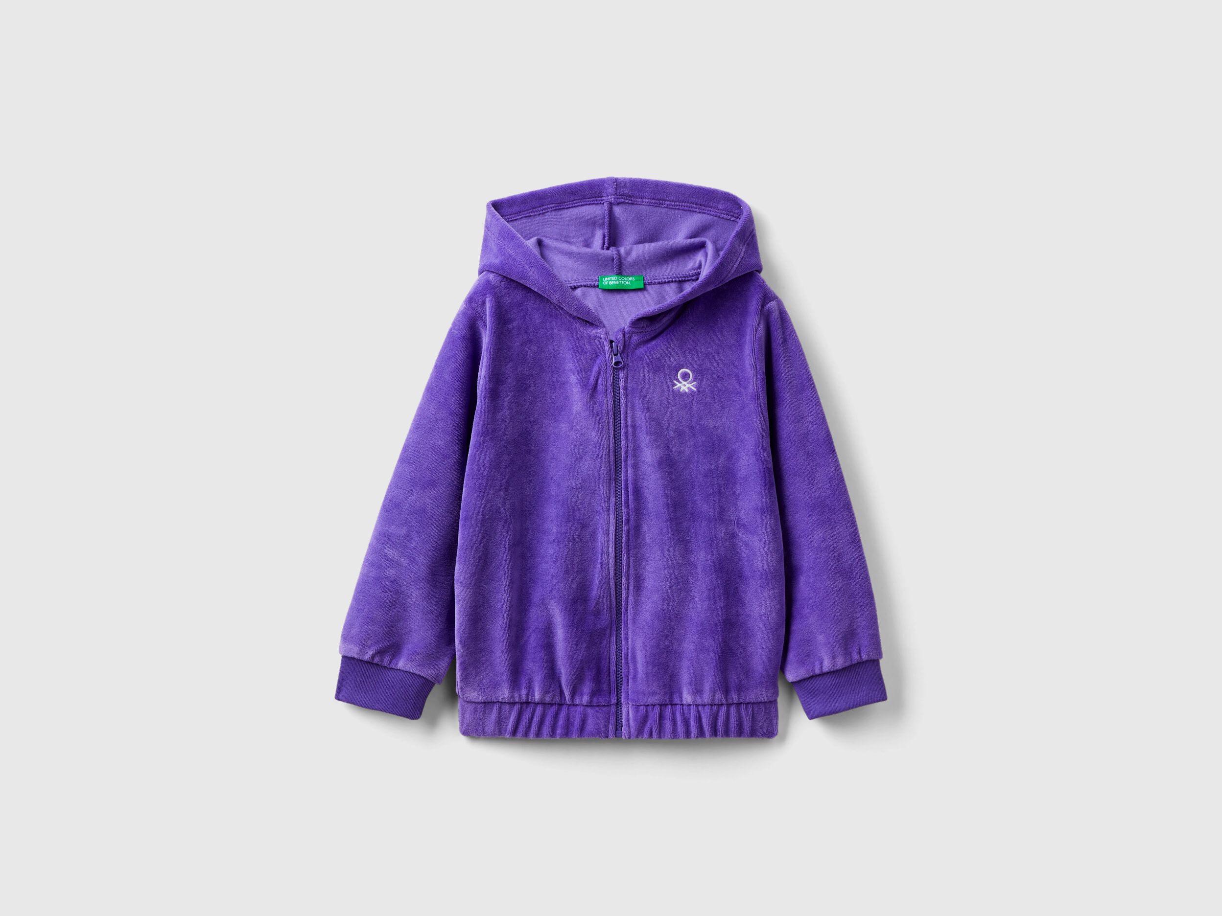 Chenille zip up clearance hoodie