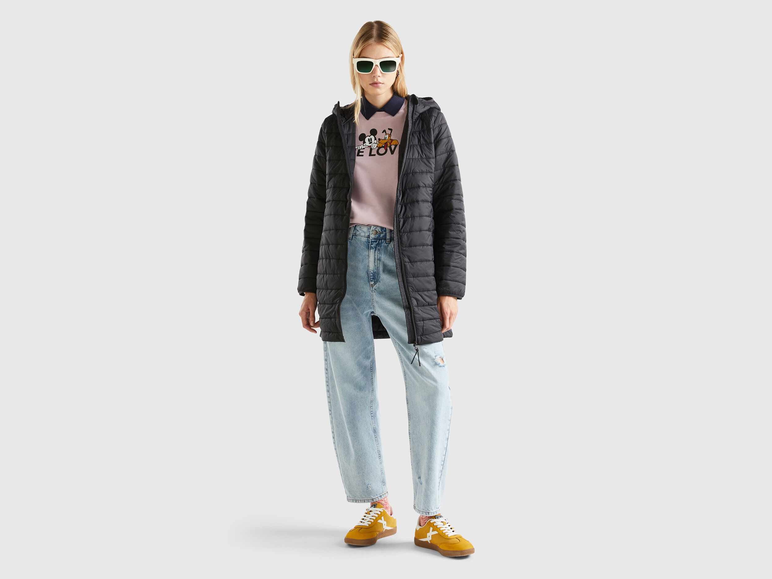 Benetton top down coat