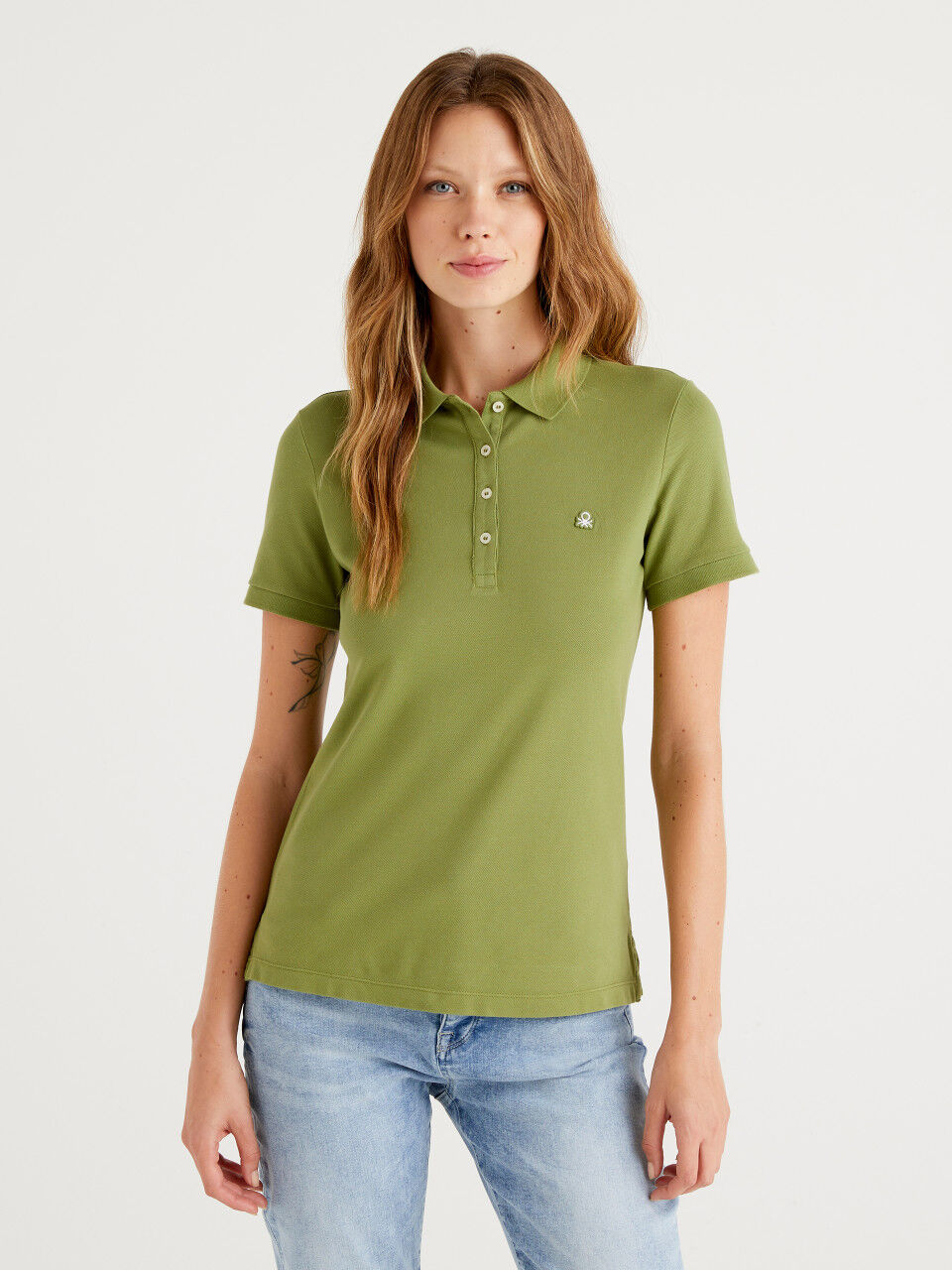 UNITED COLORS OF BENETTON H/S Polo Shirt Fille 