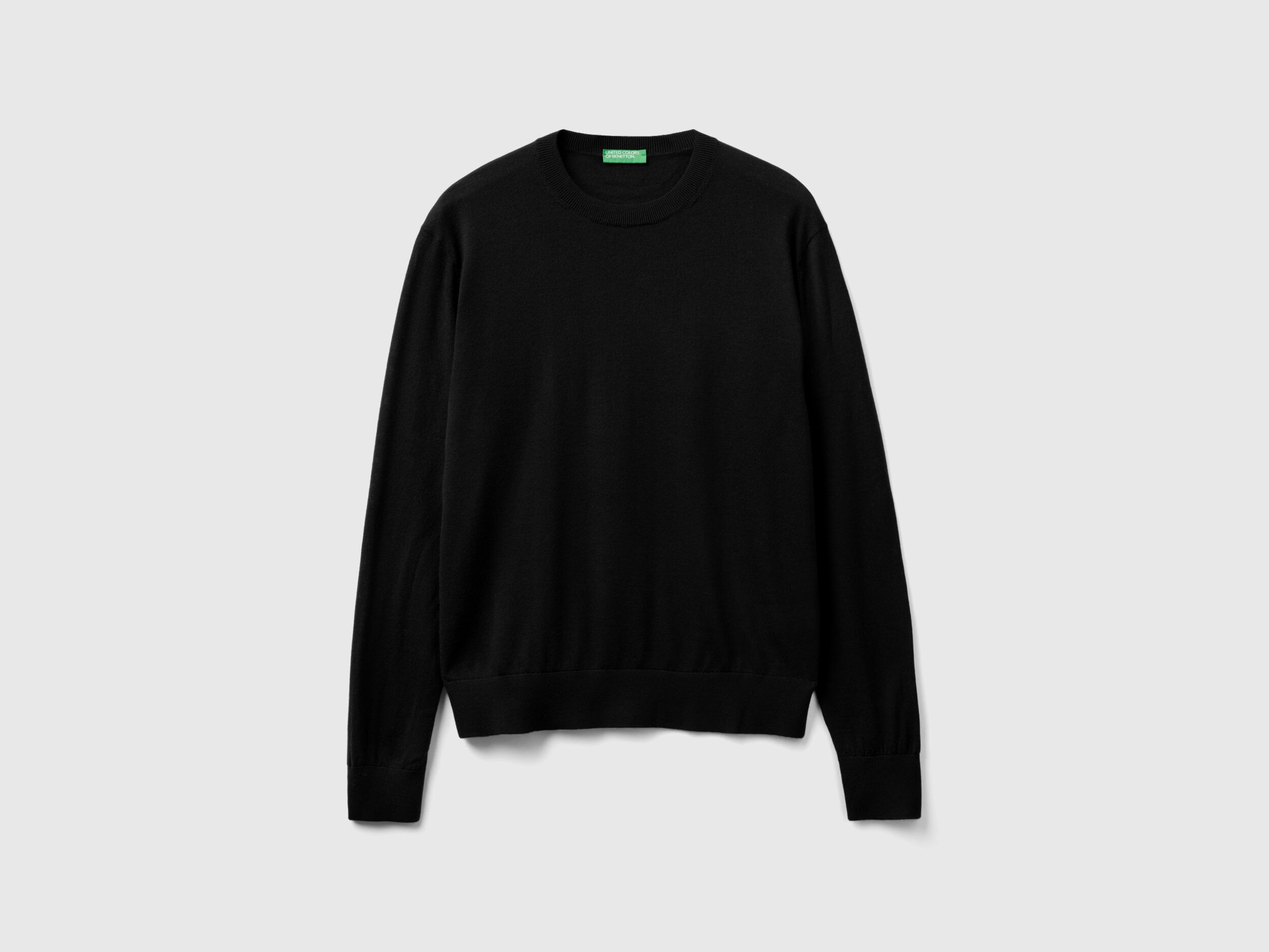 Benetton merino on sale wool sweater