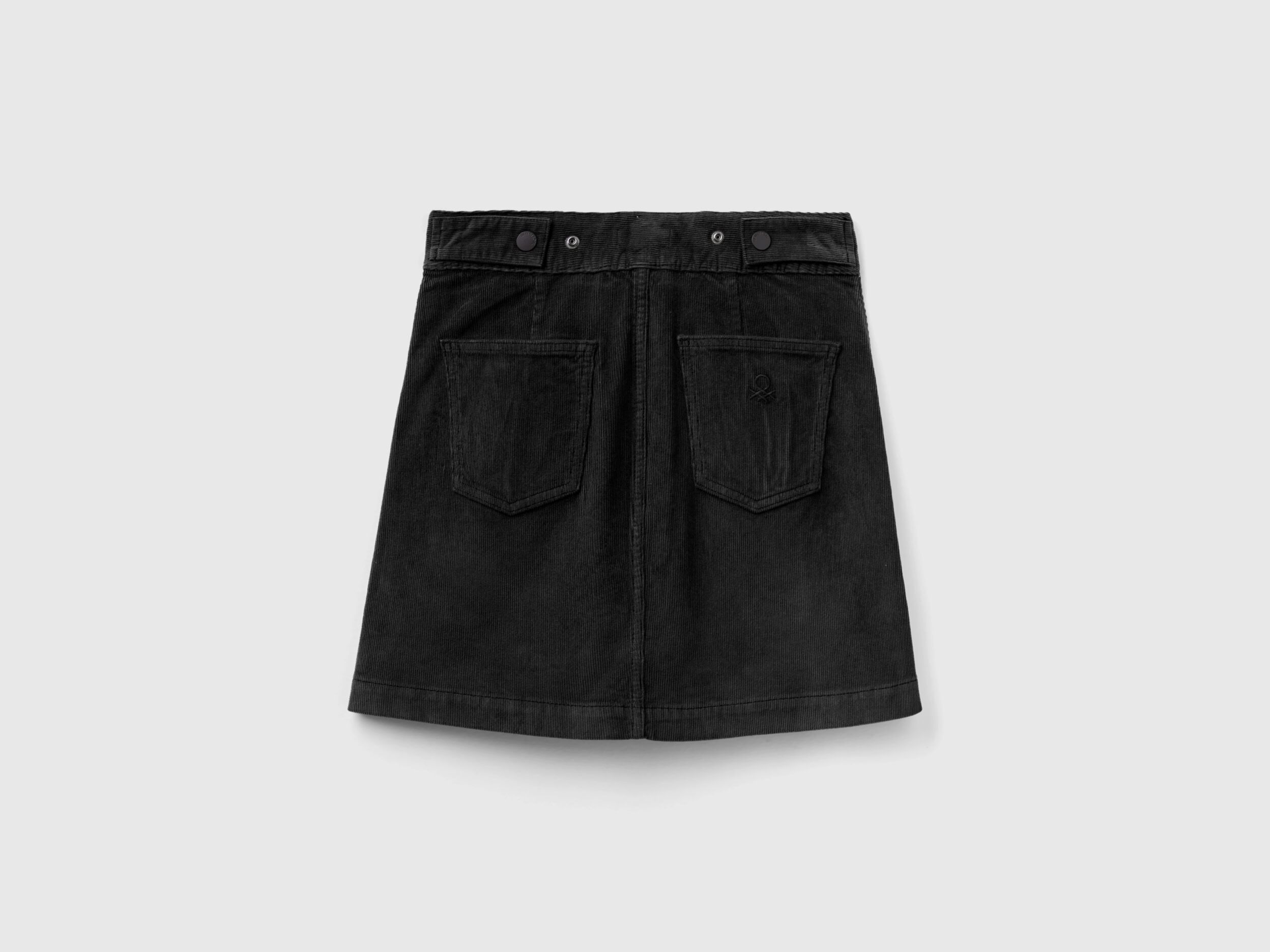 Velvet mini skirt Black Benetton
