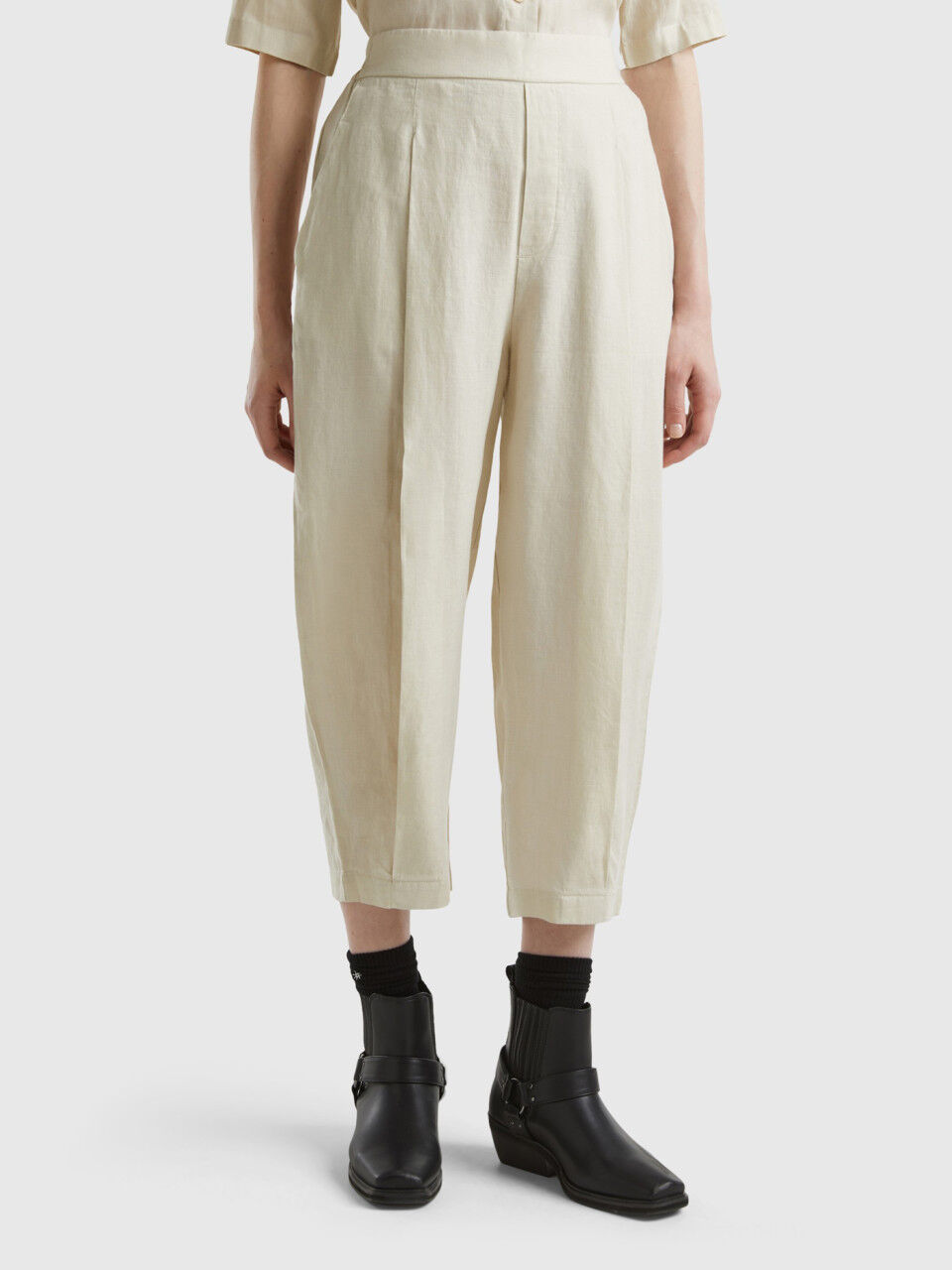 Sepia Brown Pure Linen Pants – StudioSuits