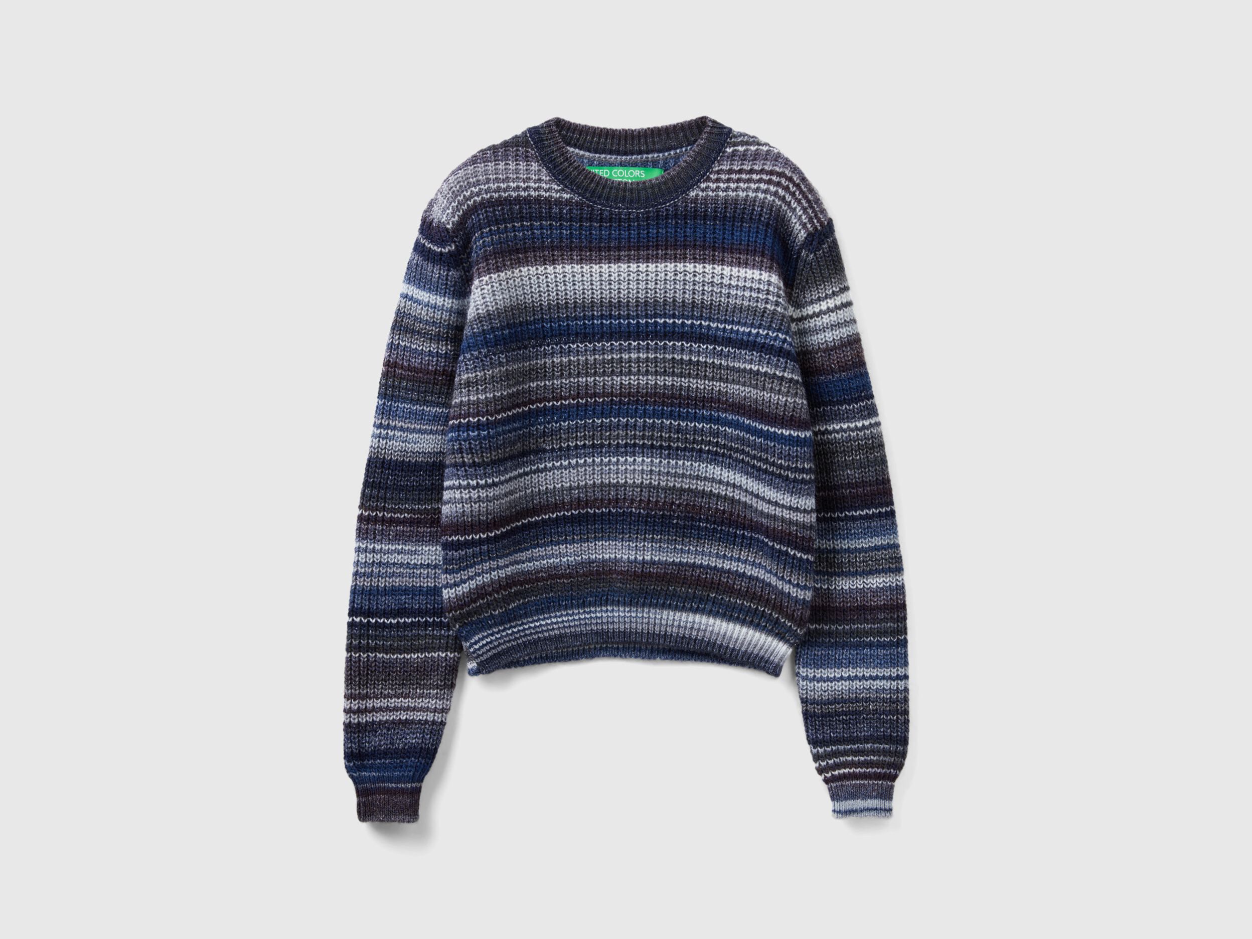 Multicolor striped sweater - Multi-color | Benetton