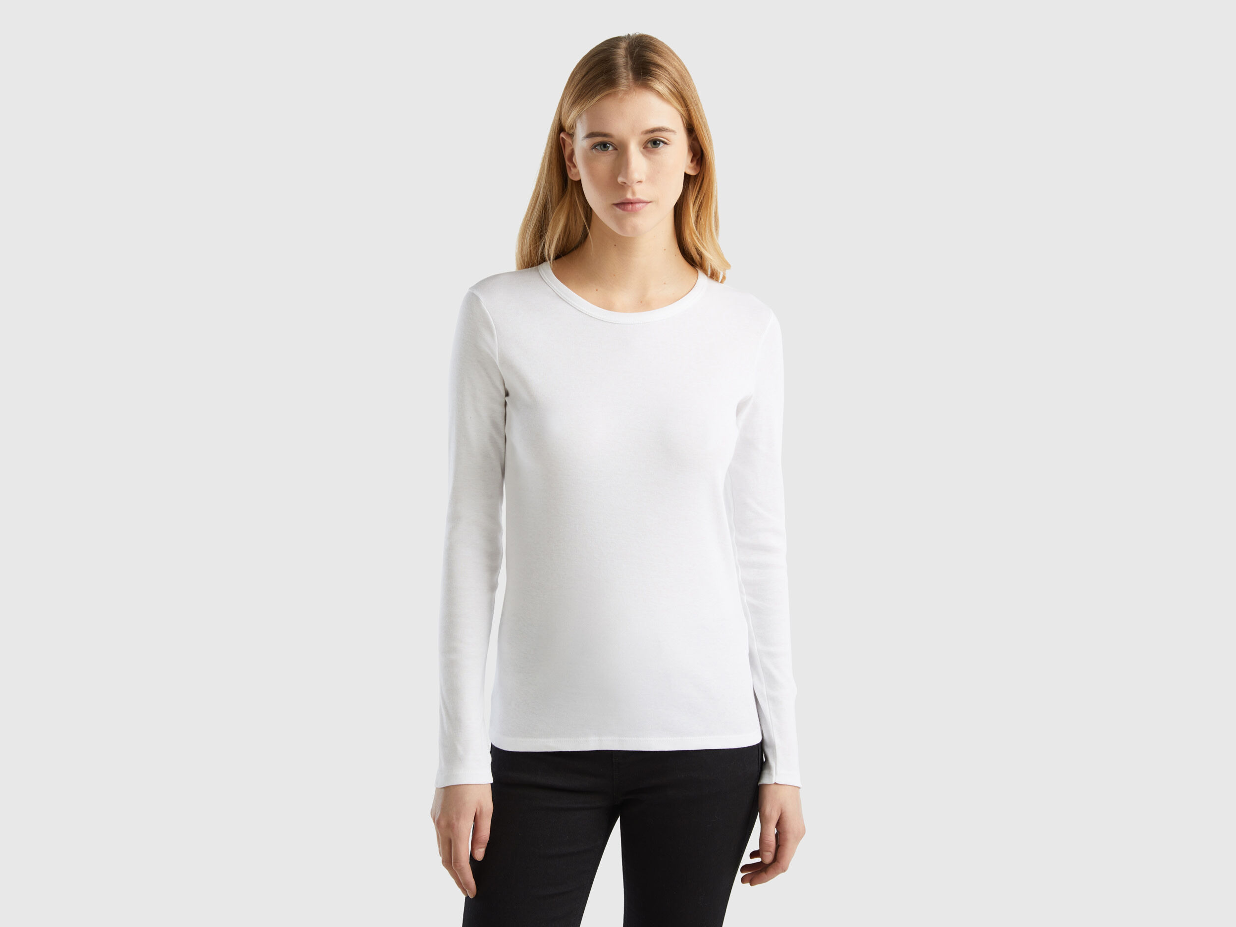 Benetton full sleeves t shirt discount