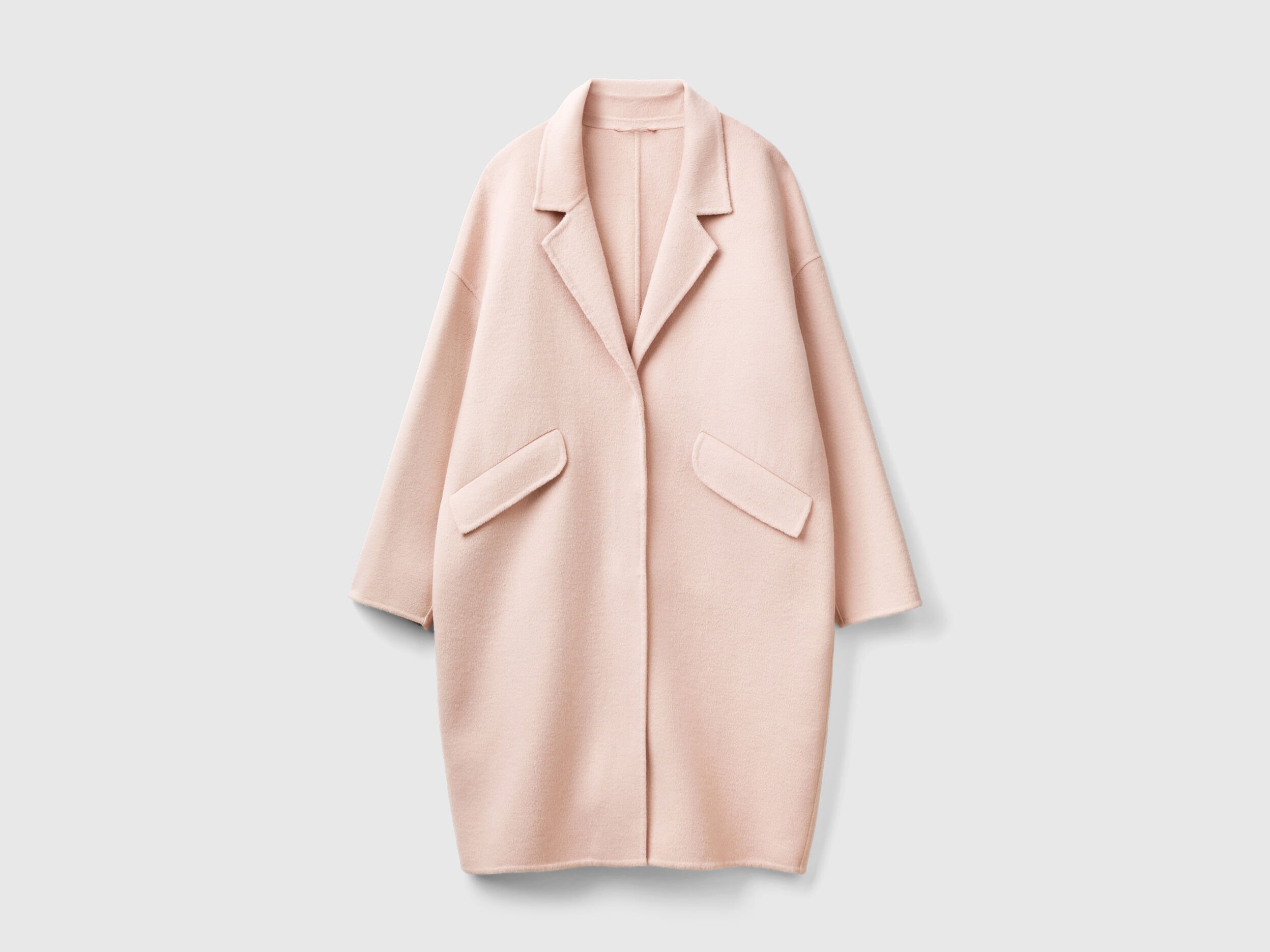 Womens pink wool coat on sale