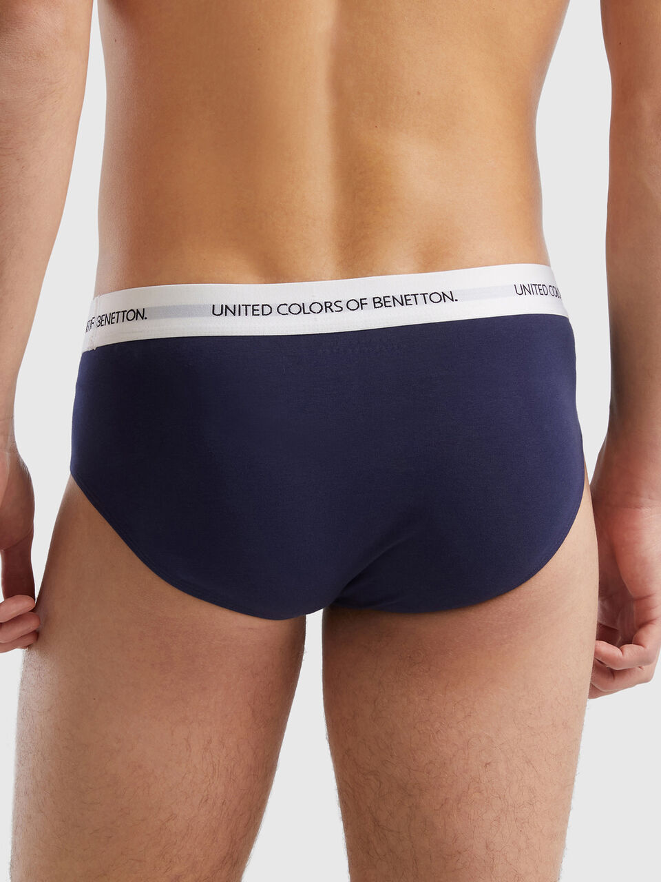 Benetton Cream underwear in stretch organic cotton - 3OP82S008_27H
