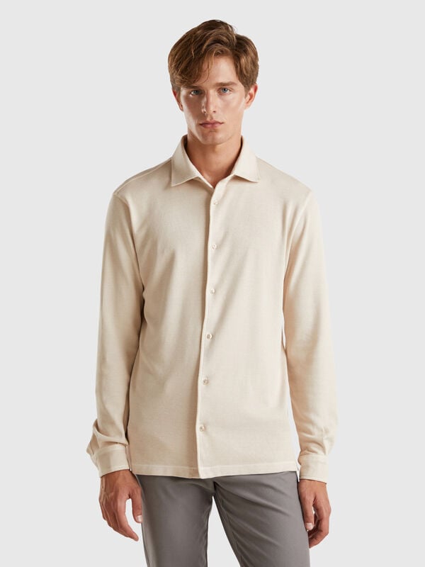 Shirt in pure cotton Men