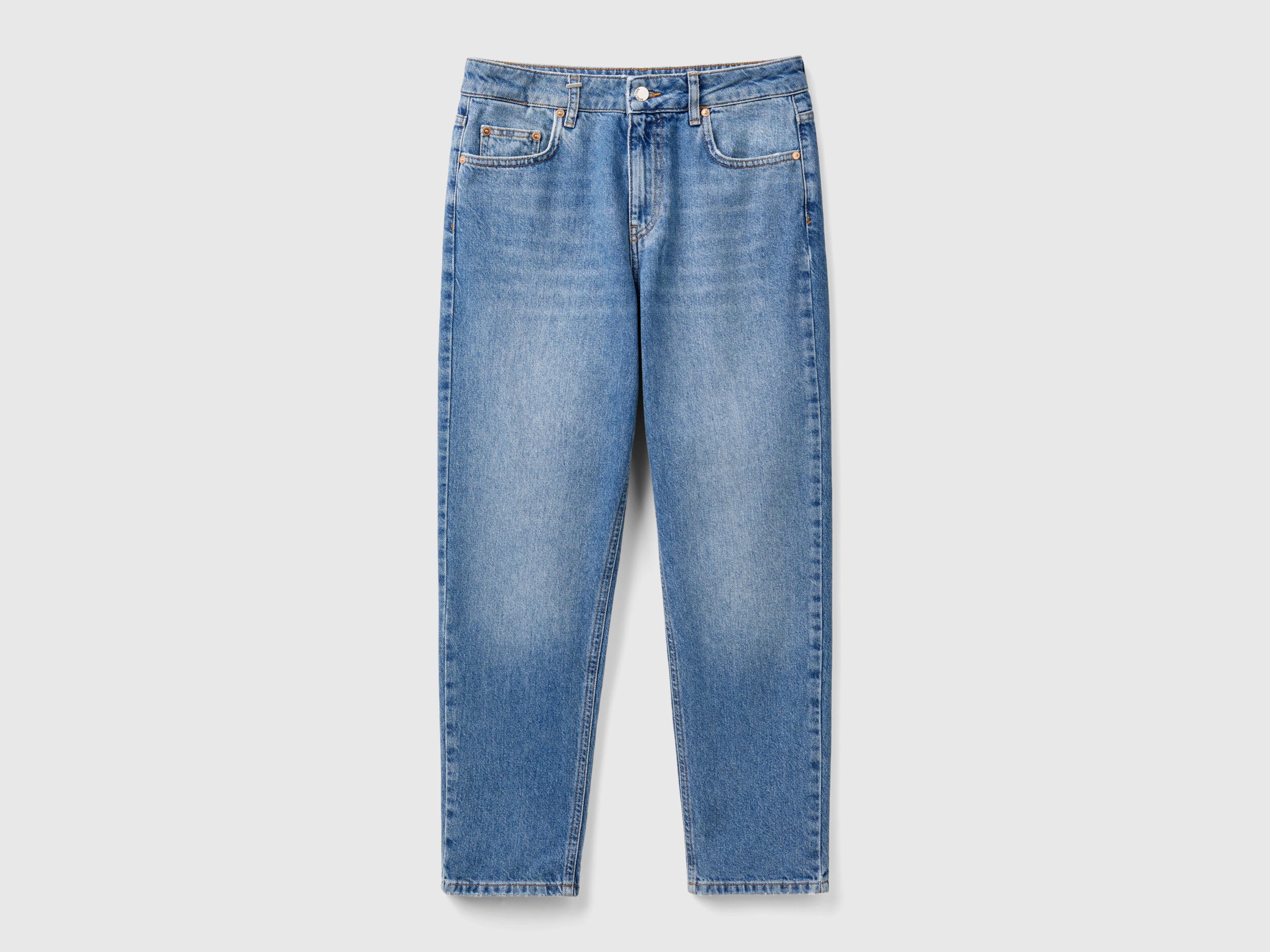 Cropped high waisted jeans