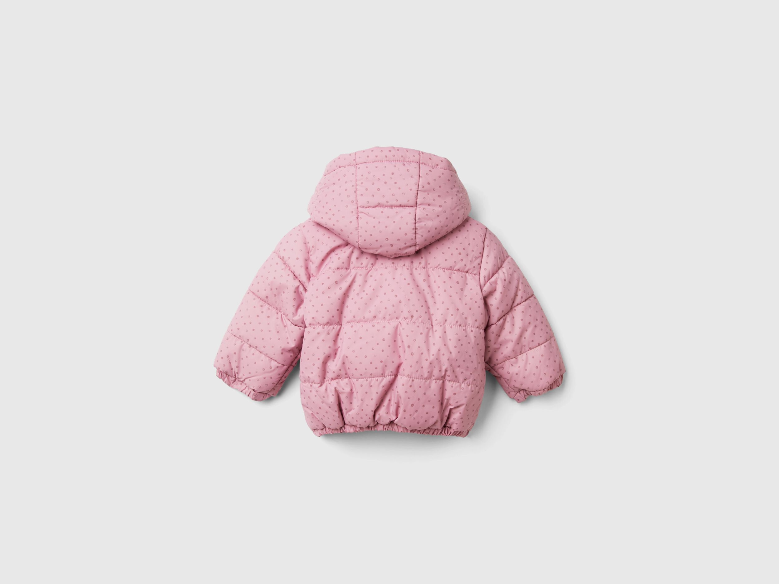 選ぶなら and zip with jacket Patterned hood Benetton | Pink - ジャケット・アウター