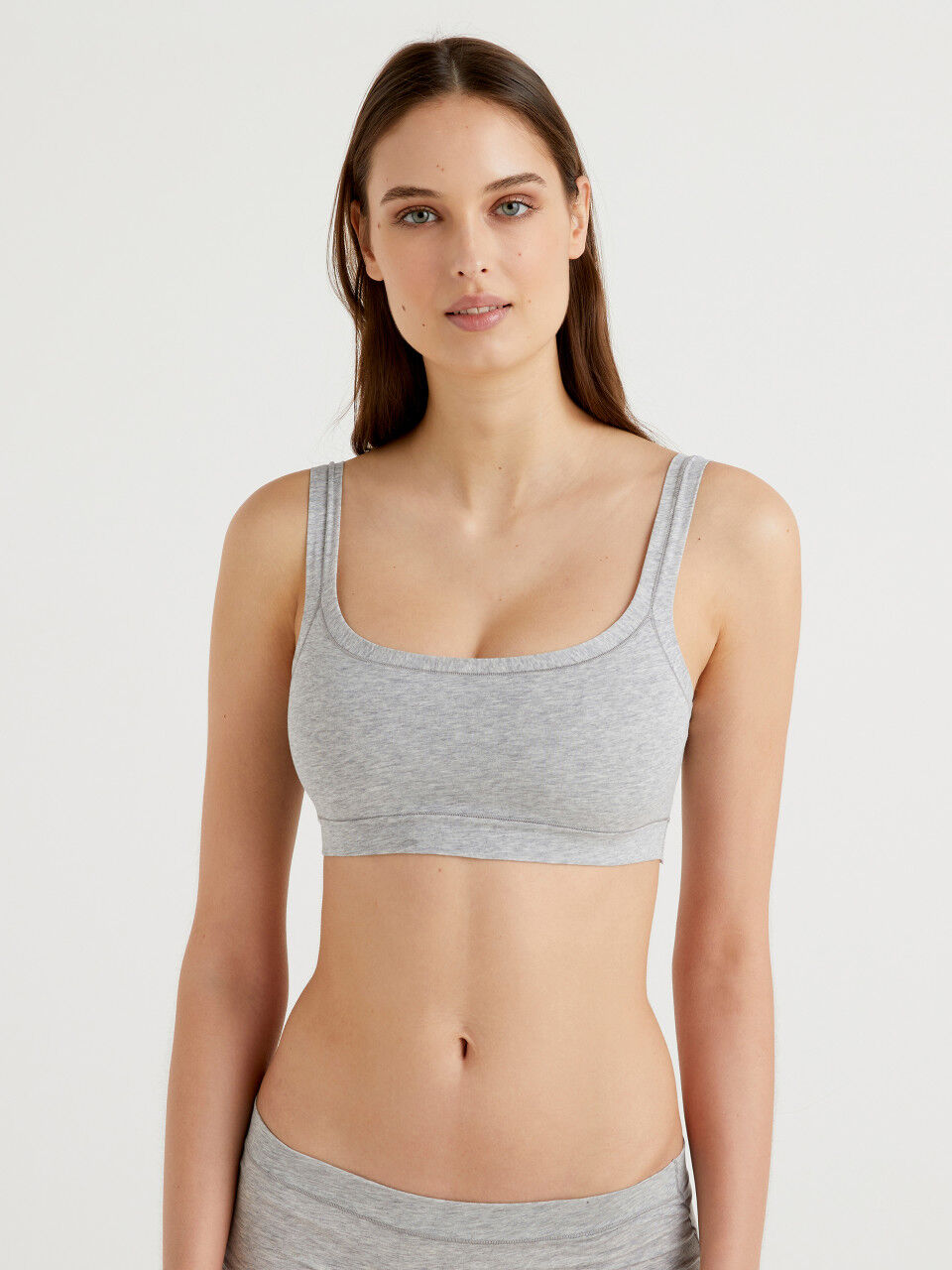 Super stretch organic cotton bra