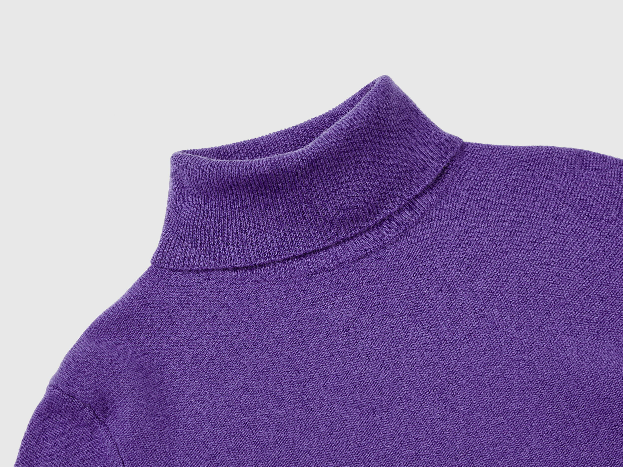 Violet turtleneck top