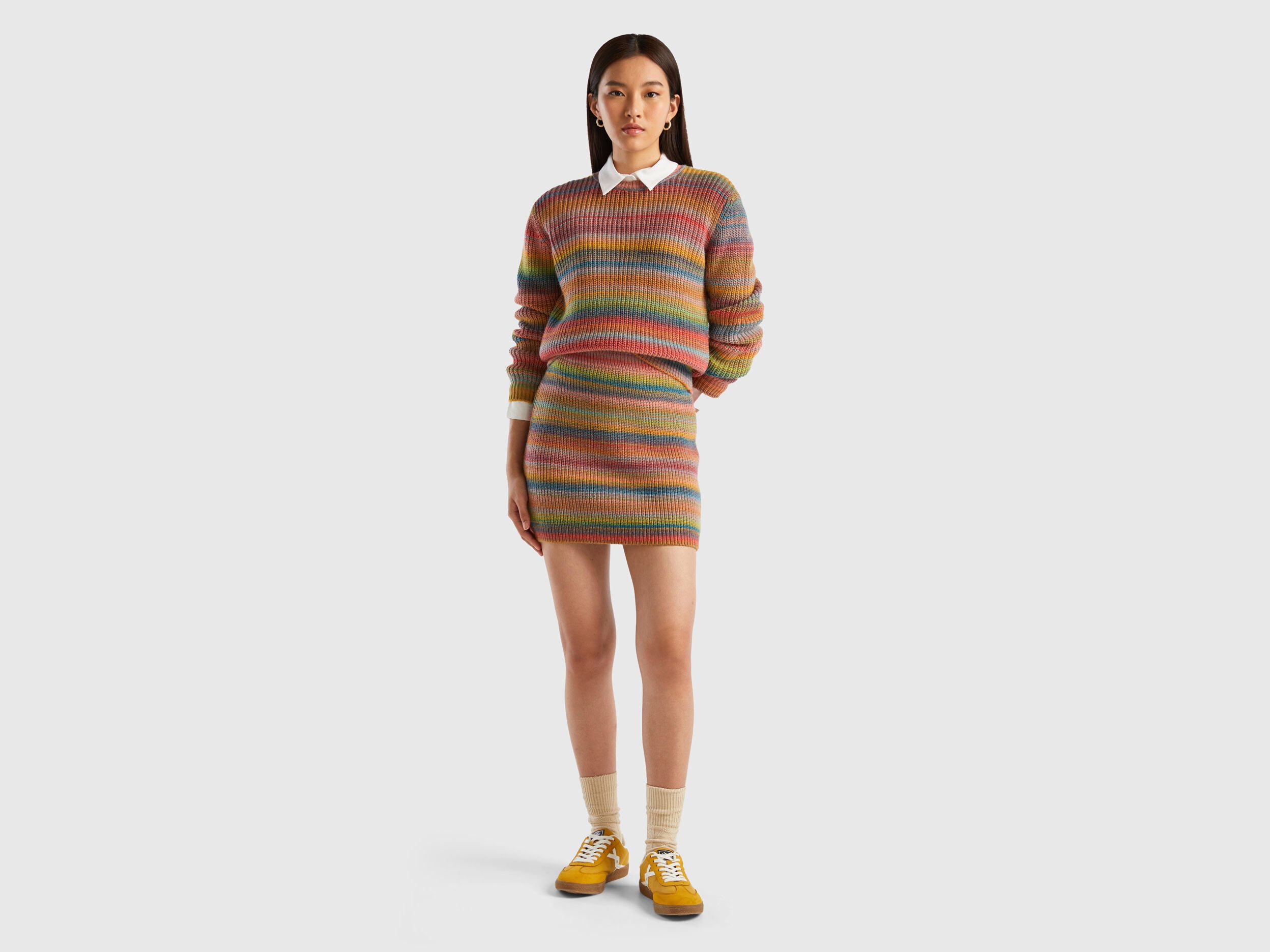 の正規 herlipto Striped Jumper Skirt | yigitaluminyumprofil.com