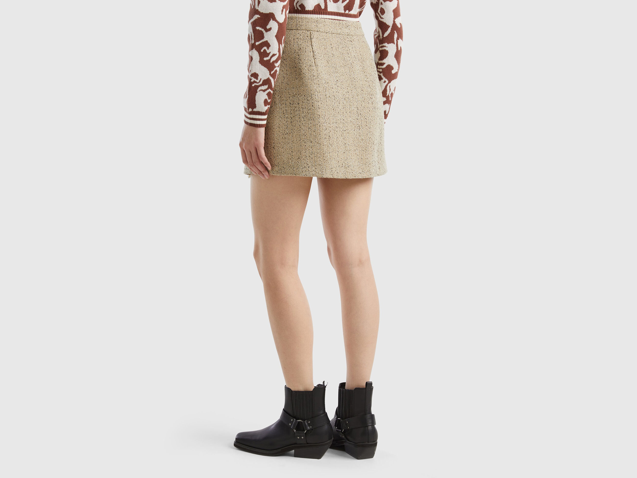 Tweed mini skirt qvc discount